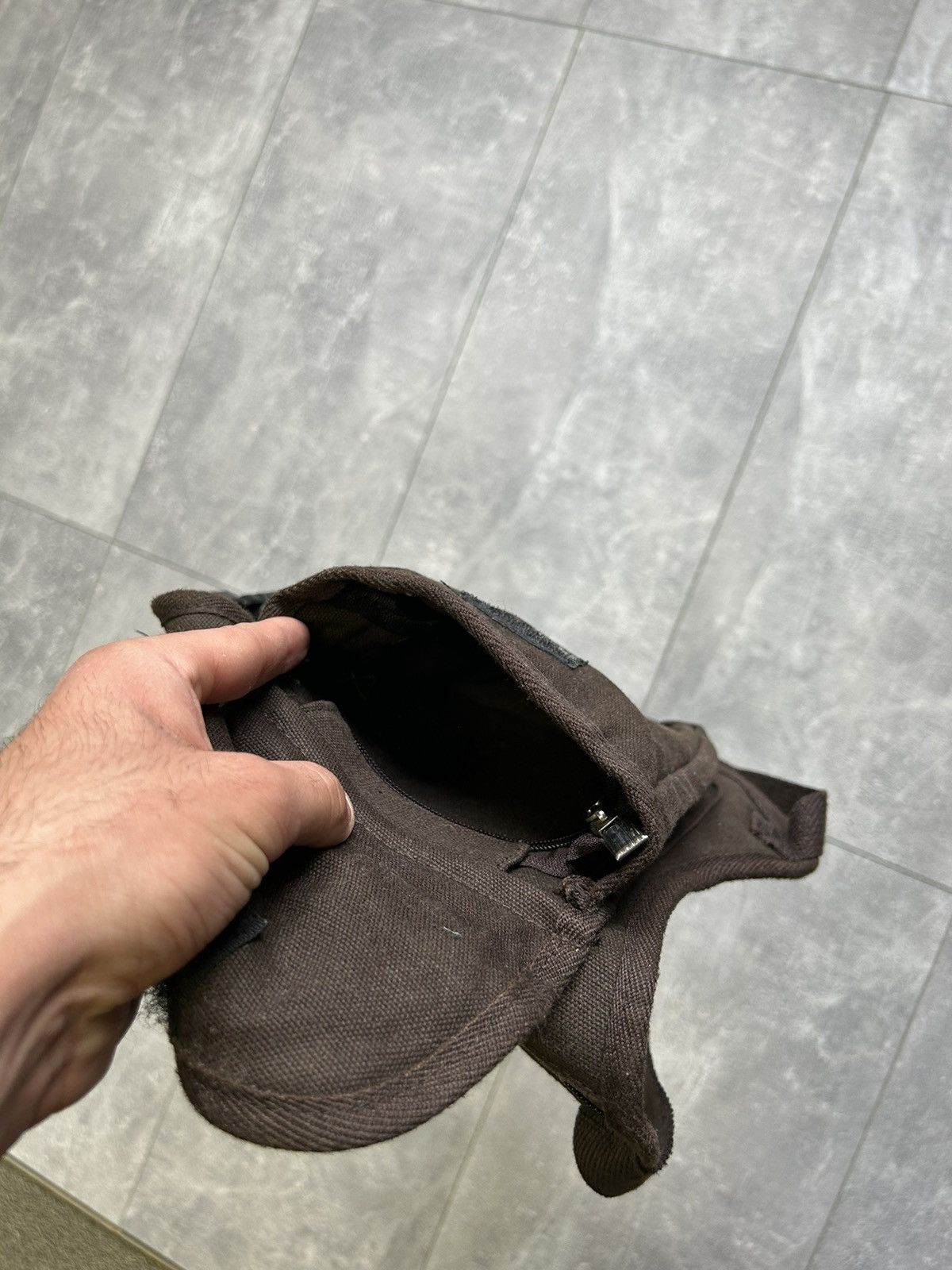 Japanese Brand × Vintage Vintage brown Sling bag y2k streetwear Japanese brand rare Size ONE SIZE - 6 Thumbnail