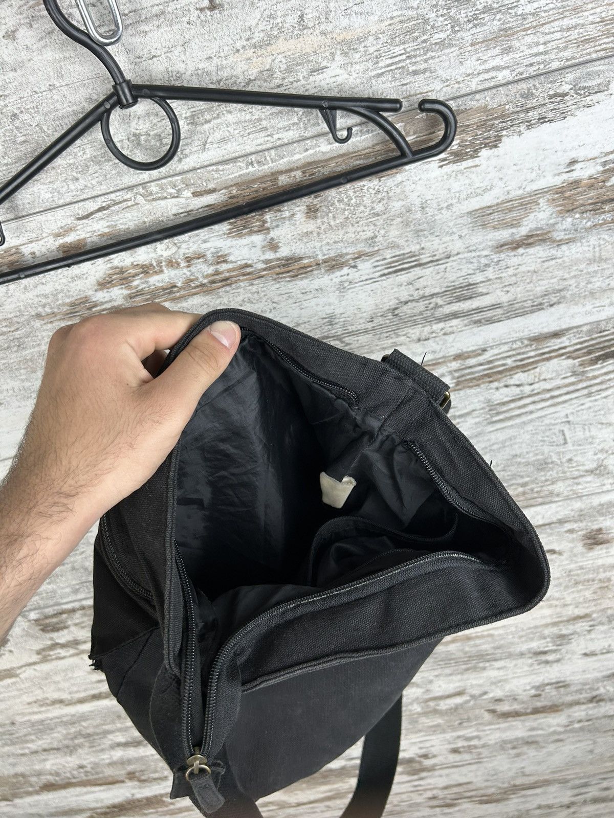 Japanese Brand × Vintage Vintage black Sling bag y2k streetwear Japanese brand rare Size ONE SIZE - 7 Thumbnail