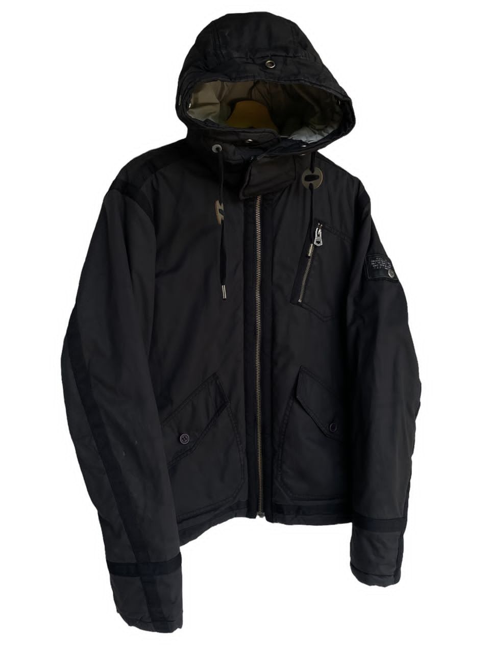 Diesel Vintage Diesel Puffer Military Style Hoodie Jacket Size US L / EU 52-54 / 3 - 2 Thumbnail