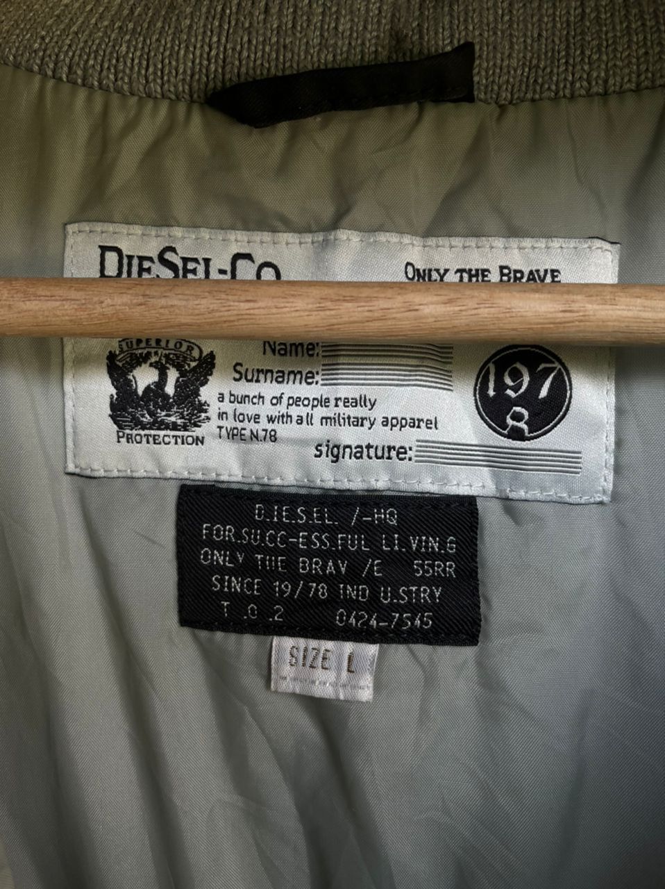 Diesel Vintage Diesel Puffer Military Style Hoodie Jacket Size US L / EU 52-54 / 3 - 10 Thumbnail