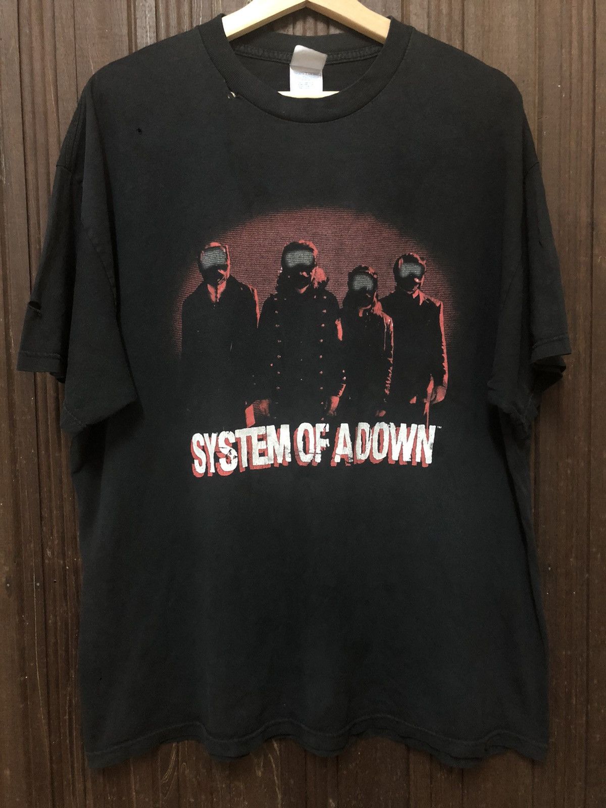 Band Tees × Vintage Vintage System Of A Down SOAD Heavy Metal Band Rare Shirt Size US XL / EU 56 / 4 - 1 Thumbnail