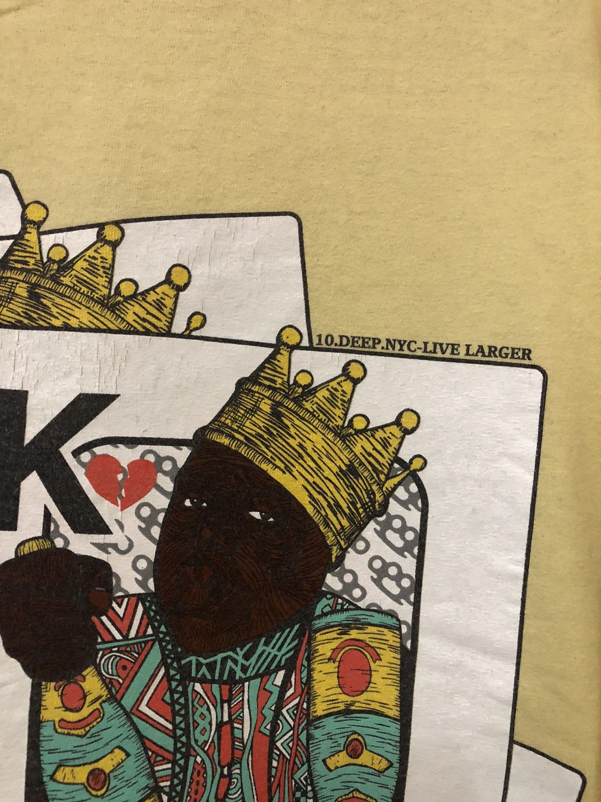 10 Deep × Vintage Vintage 10 Deep NYC Live Larger King of Deck USA Tee Shirt Size US XL / EU 56 / 4 - 3 Thumbnail