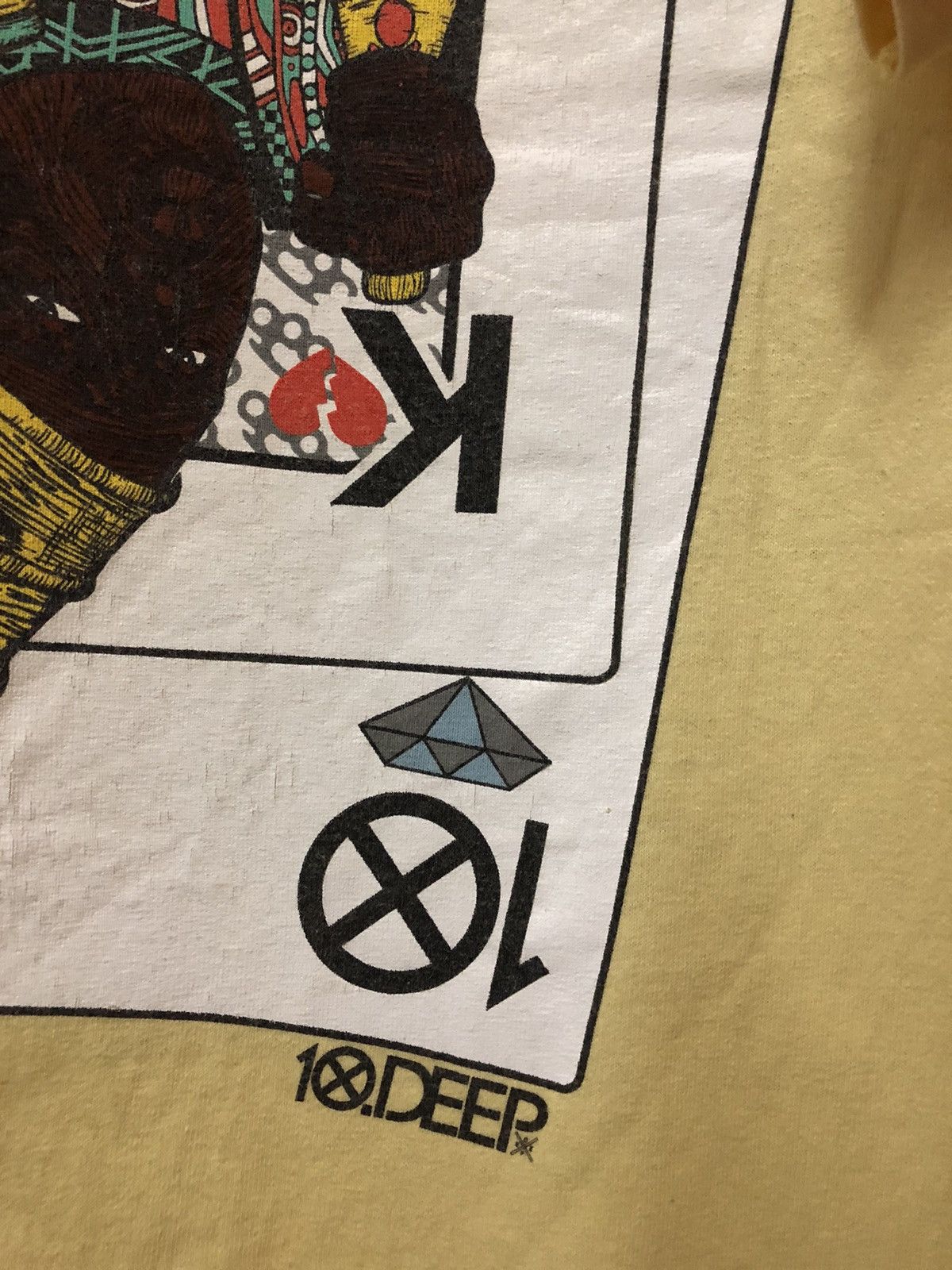 10 Deep × Vintage Vintage 10 Deep NYC Live Larger King of Deck USA Tee Shirt Size US XL / EU 56 / 4 - 4 Thumbnail