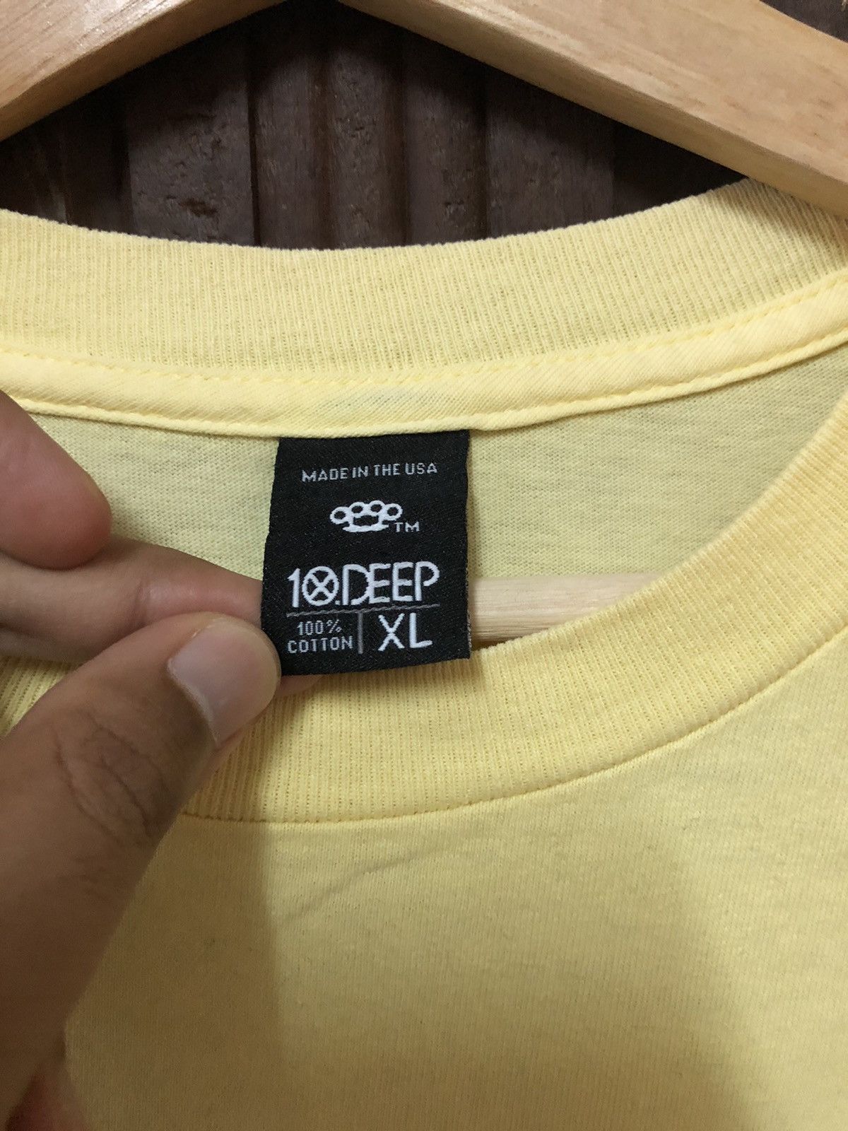 10 Deep × Vintage Vintage 10 Deep NYC Live Larger King of Deck USA Tee Shirt Size US XL / EU 56 / 4 - 6 Thumbnail