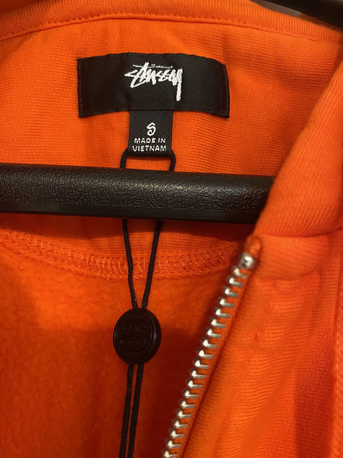 Stussy Stussy logo zip hoodie orange Size US S / EU 44-46 / 1 - 3 Thumbnail
