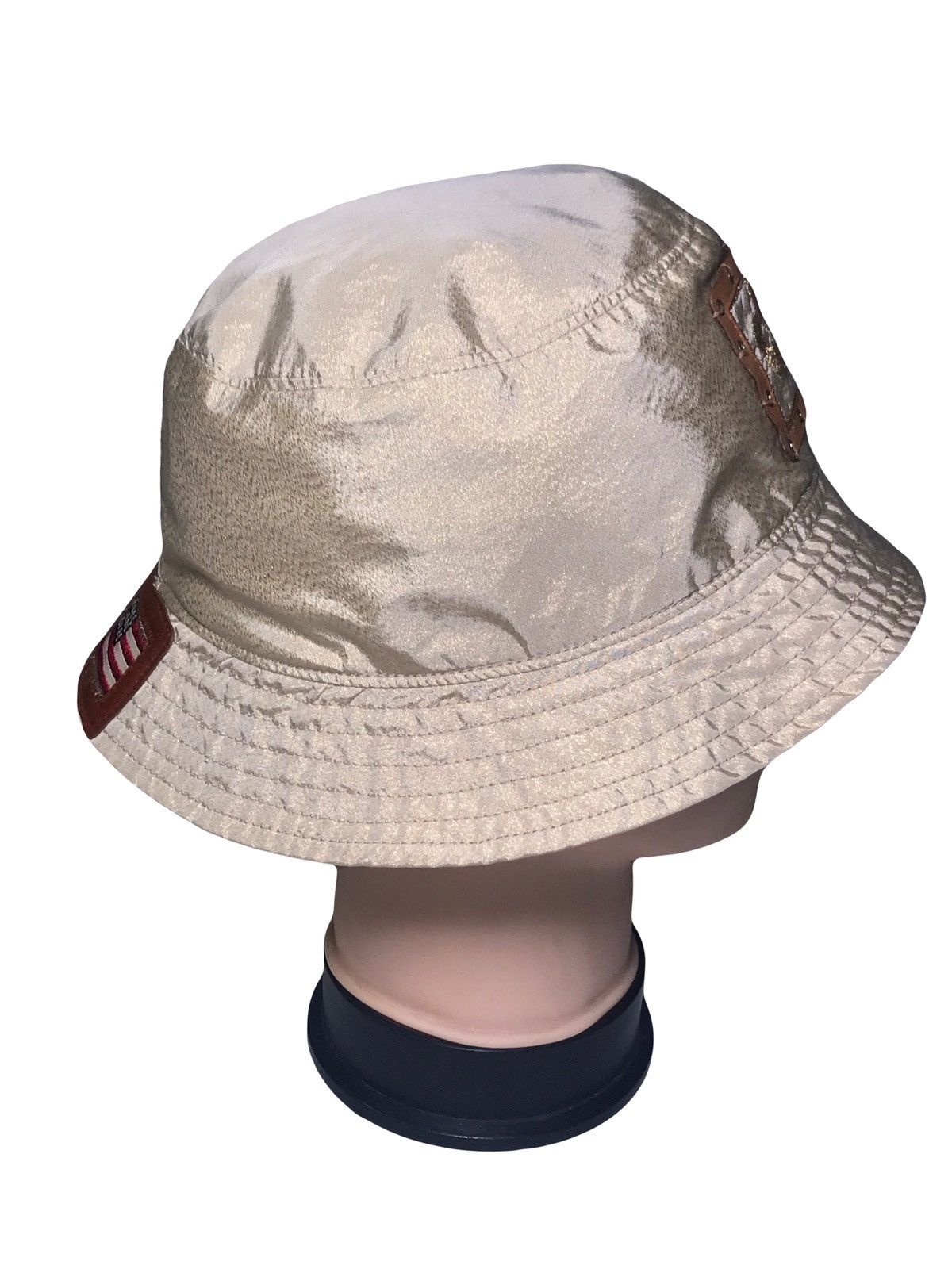 Hat Club Vintage Panama Ermanno Scervino Hat Army USA Size ONE SIZE - 3 Thumbnail