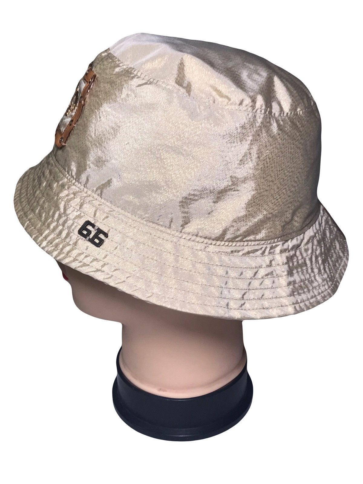 Hat Club Vintage Panama Ermanno Scervino Hat Army USA Size ONE SIZE - 5 Thumbnail