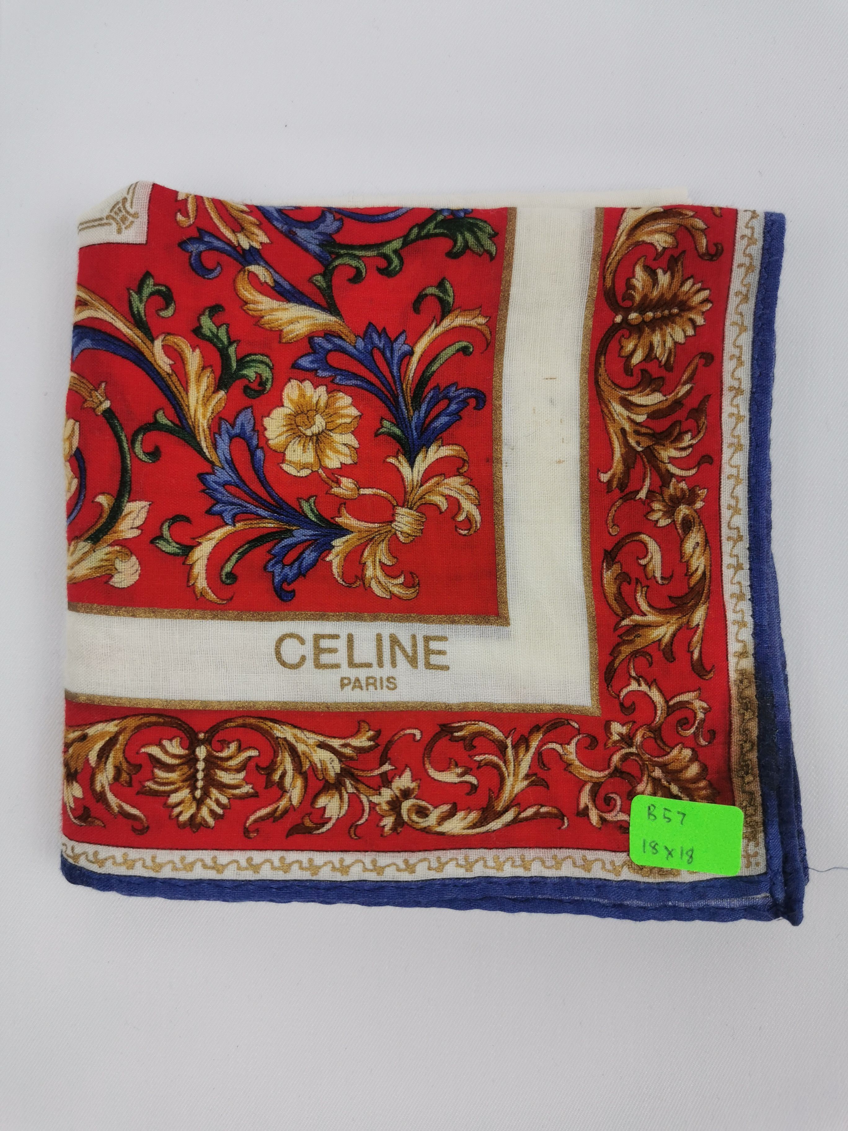 Celine × Vintage Celine handkerchief bandana neckerchief Size ONE SIZE - 4 Thumbnail