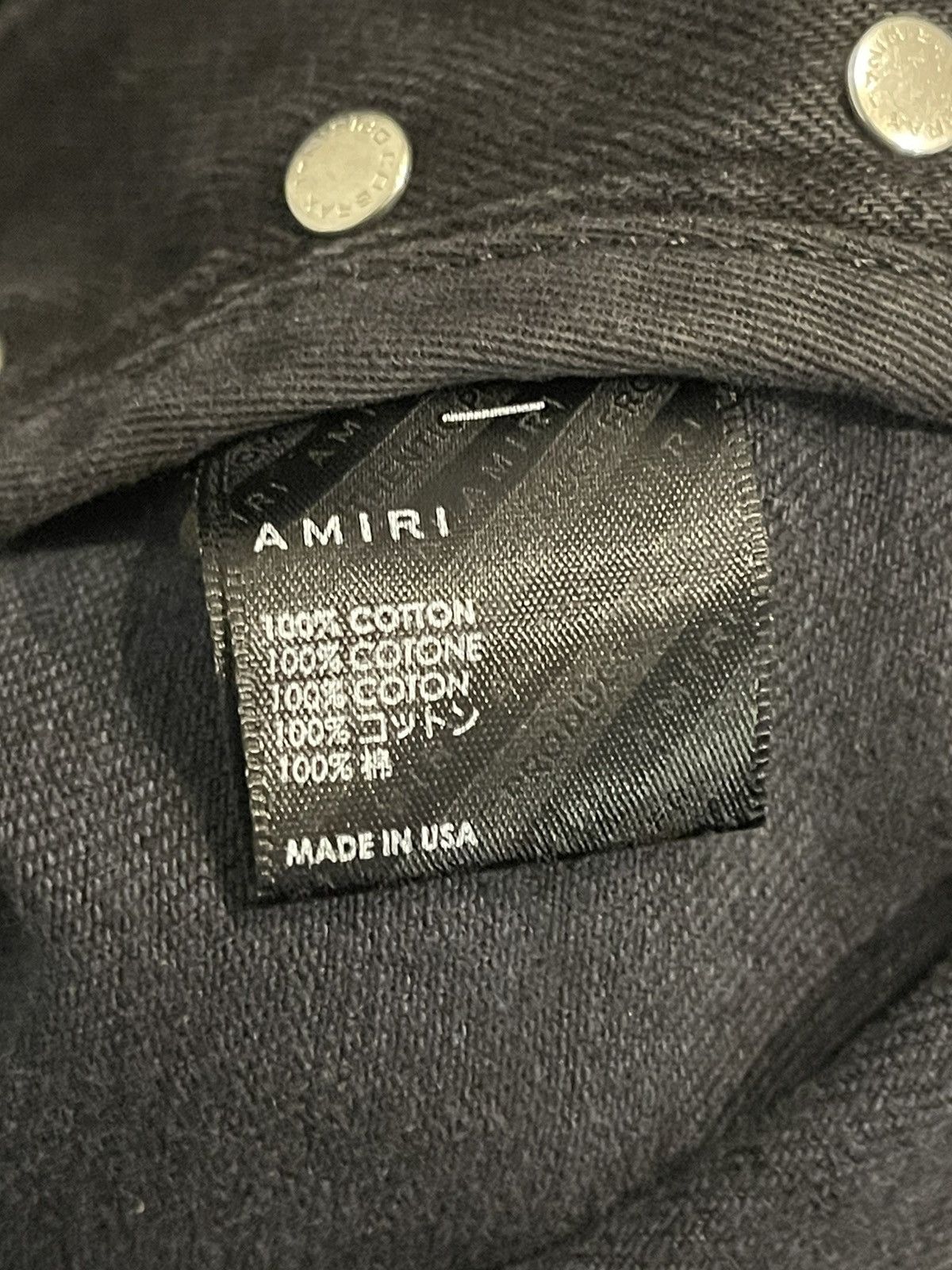 Amiri Amiri black denim cargo carpenters NEW FREE SHIPPING Size US 34 / EU 50 - 6 Thumbnail