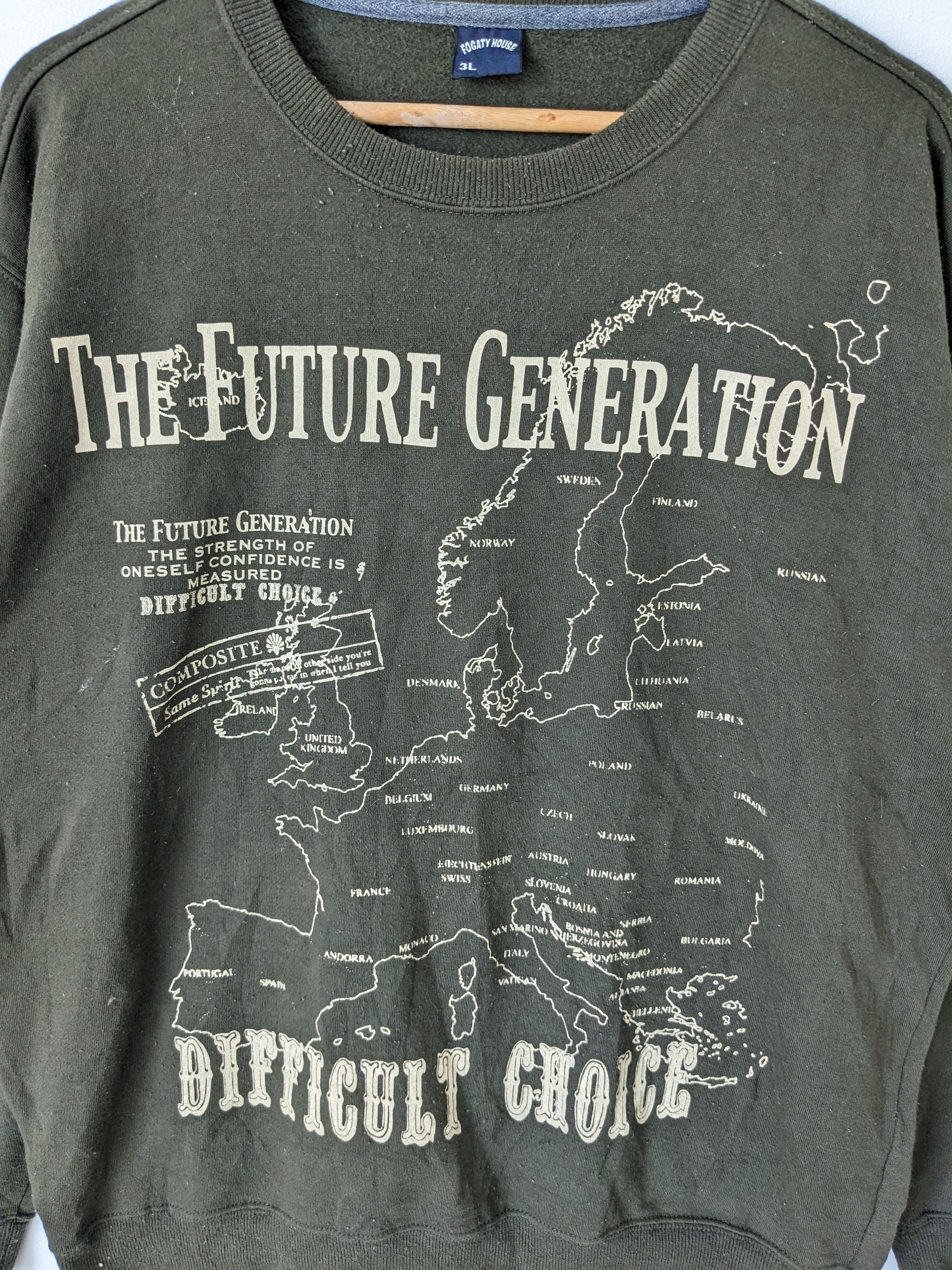 Vintage Vintage The Future Generation Sweatshirt by Fogaty House Size US L / EU 52-54 / 3 - 4 Thumbnail