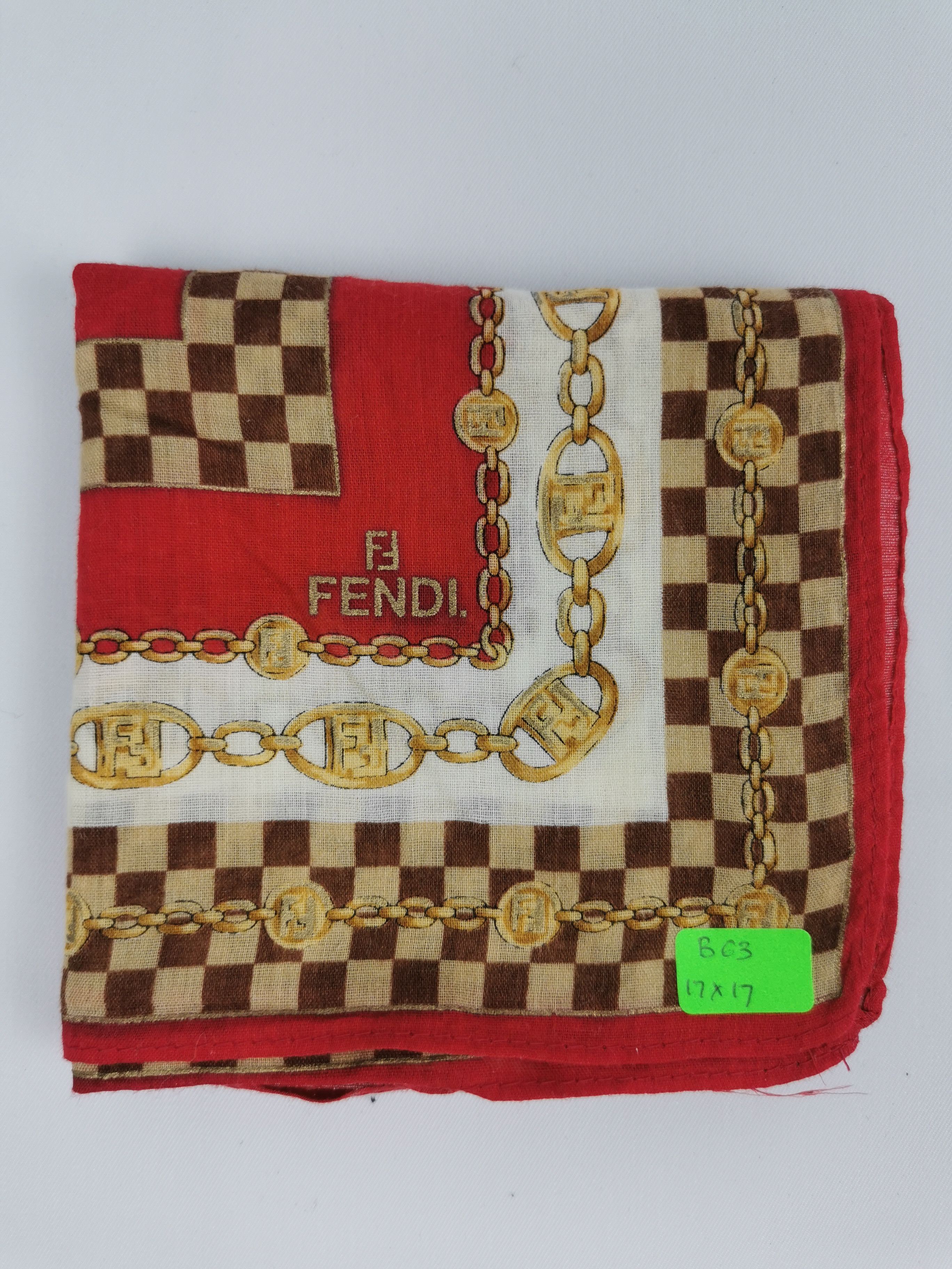 Fendi Fendi handkerchief bandana neckerchief Size ONE SIZE - 5 Thumbnail