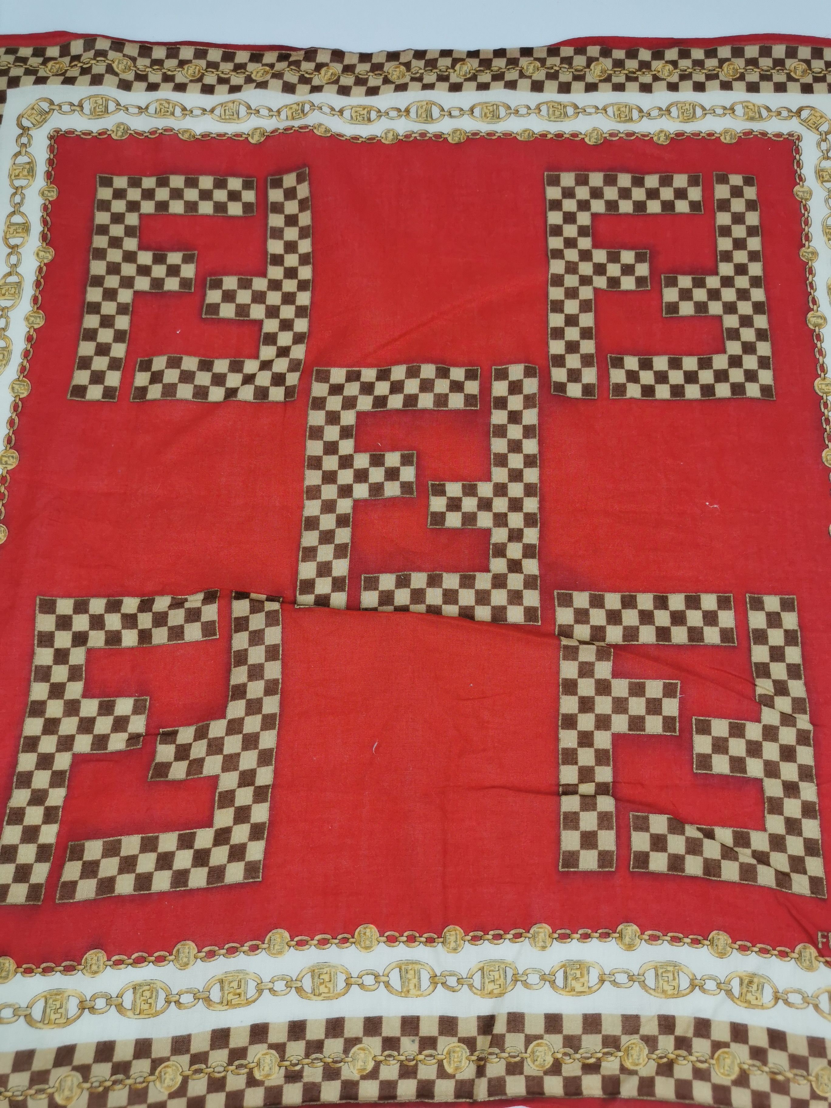 Fendi Fendi handkerchief bandana neckerchief Size ONE SIZE - 3 Thumbnail