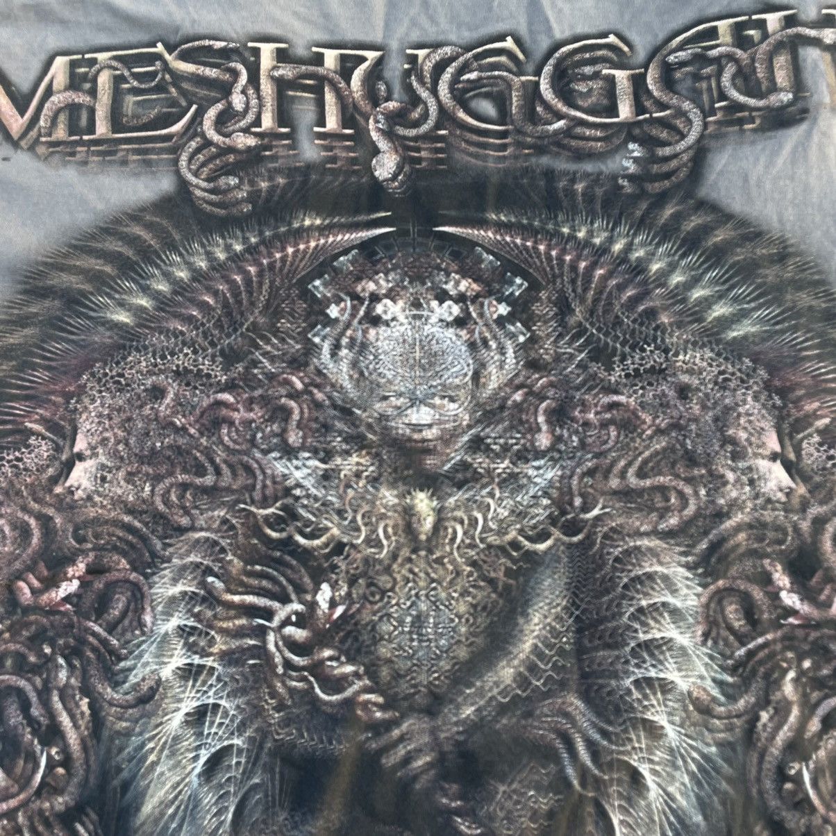 Vintage Vintage Y2K Meshuggah Graphic Tee Sun Faded Grunge Slim XL Size US XL / EU 56 / 4 - 5 Thumbnail
