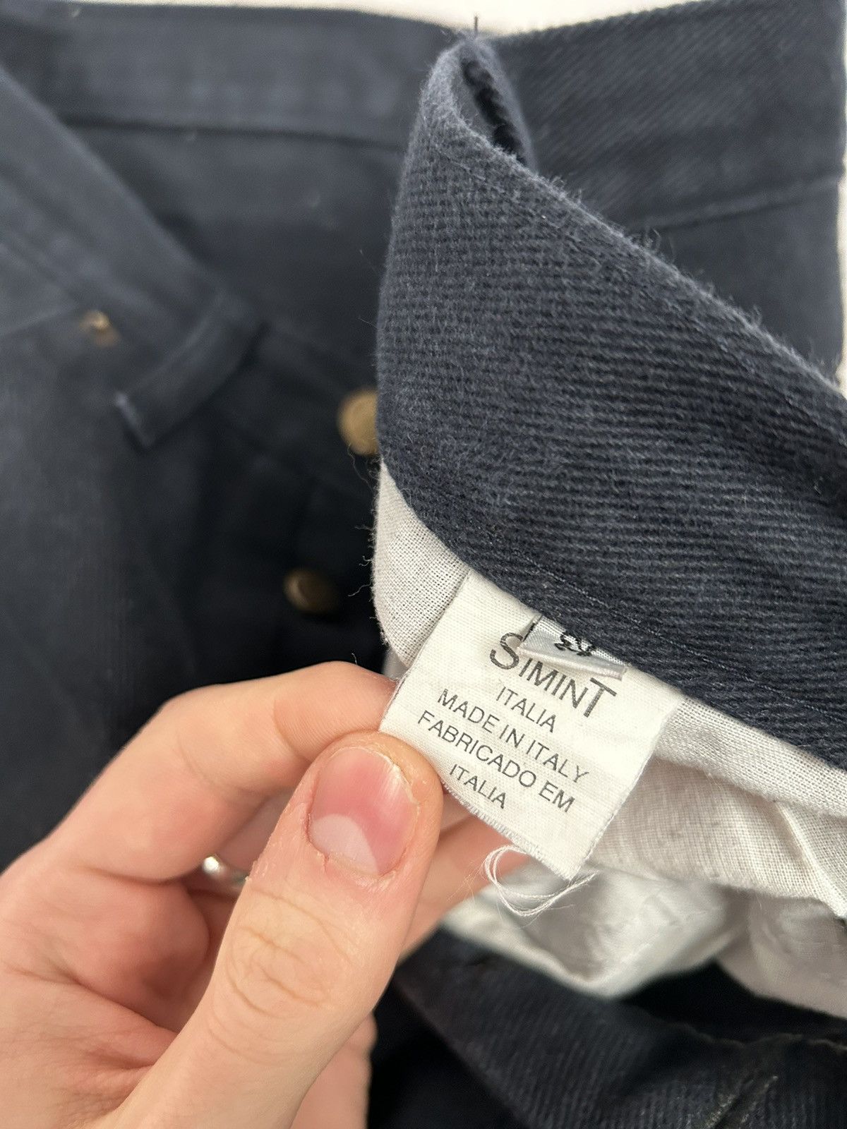 Armani Vintage Giorgio Armani True Blue Denim 80s 90s Size US 32 / EU 48 - 8 Thumbnail