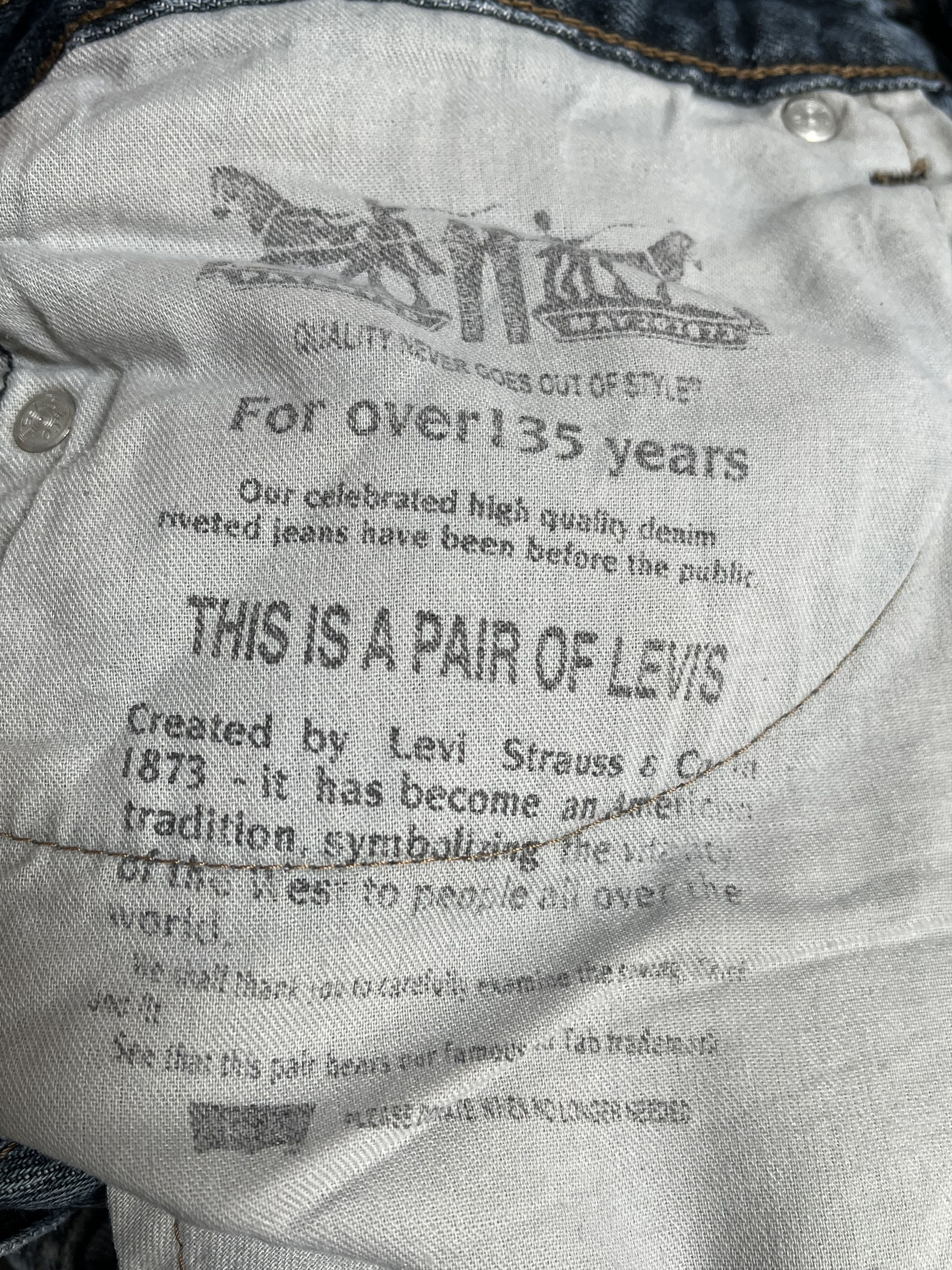 Levi's Vintage Levis 559 Distressed Jeans -L73 Size US 31 - 16 Thumbnail