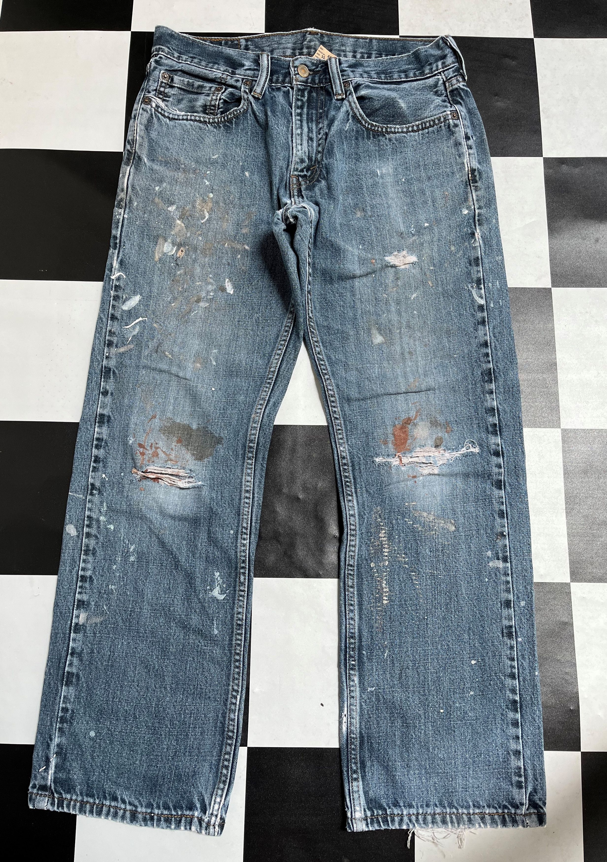 Levi's Vintage Levis 559 Distressed Jeans -L73 Size US 31 - 1 Thumbnail