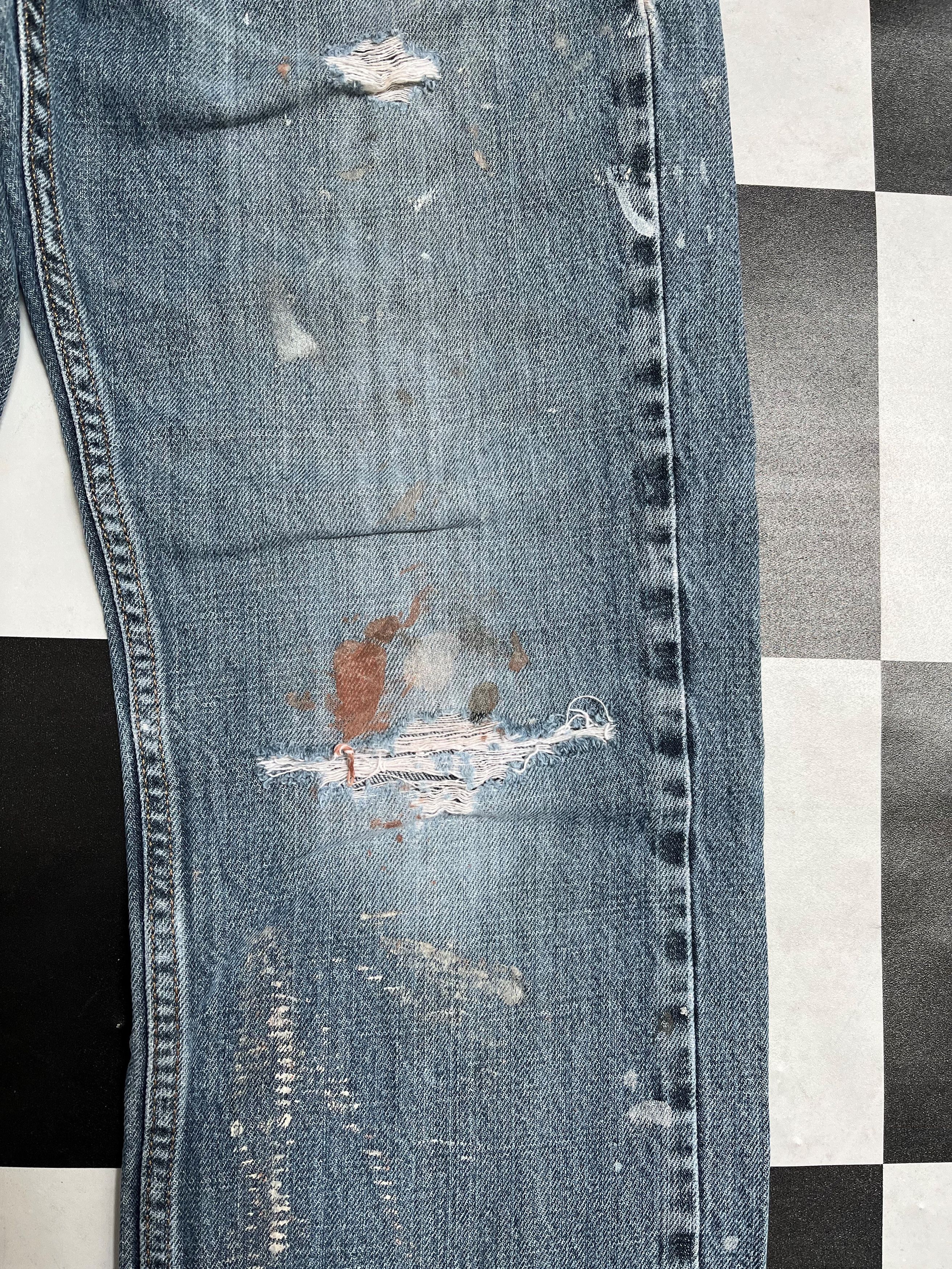 Levi's Vintage Levis 559 Distressed Jeans -L73 Size US 31 - 5 Thumbnail