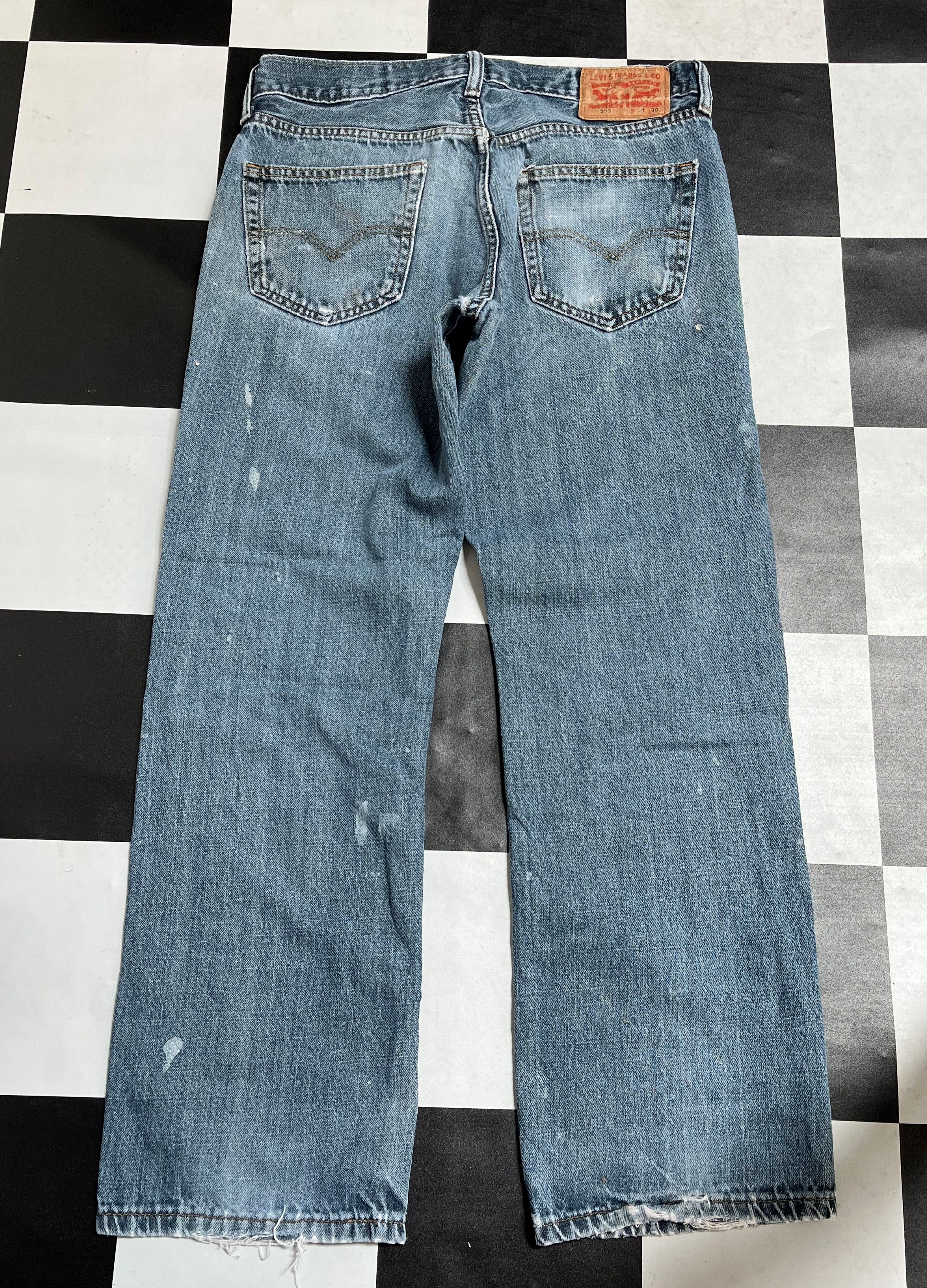 Levi's Vintage Levis 559 Distressed Jeans -L73 Size US 31 - 2 Thumbnail