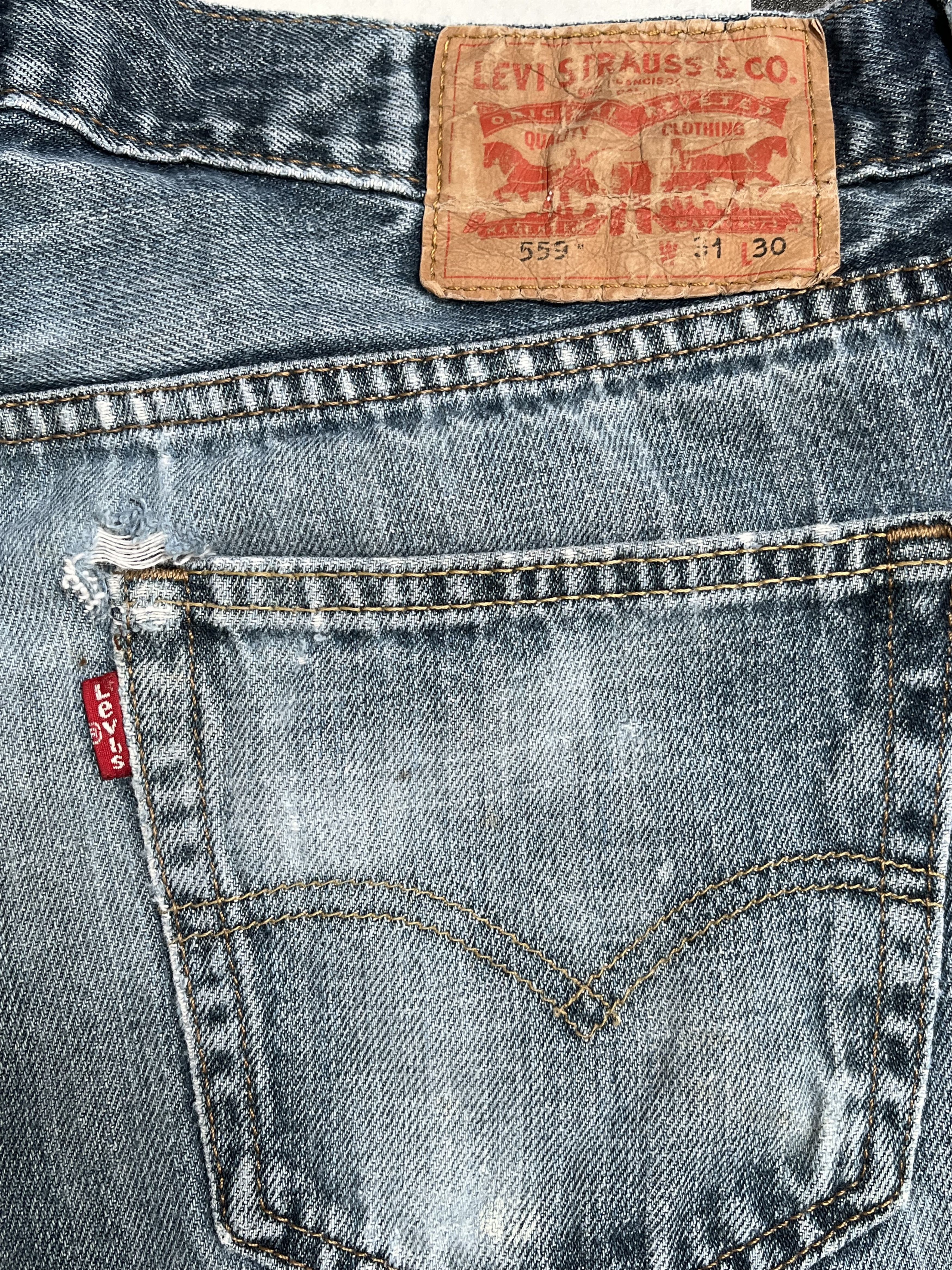 Levi's Vintage Levis 559 Distressed Jeans -L73 Size US 31 - 11 Thumbnail