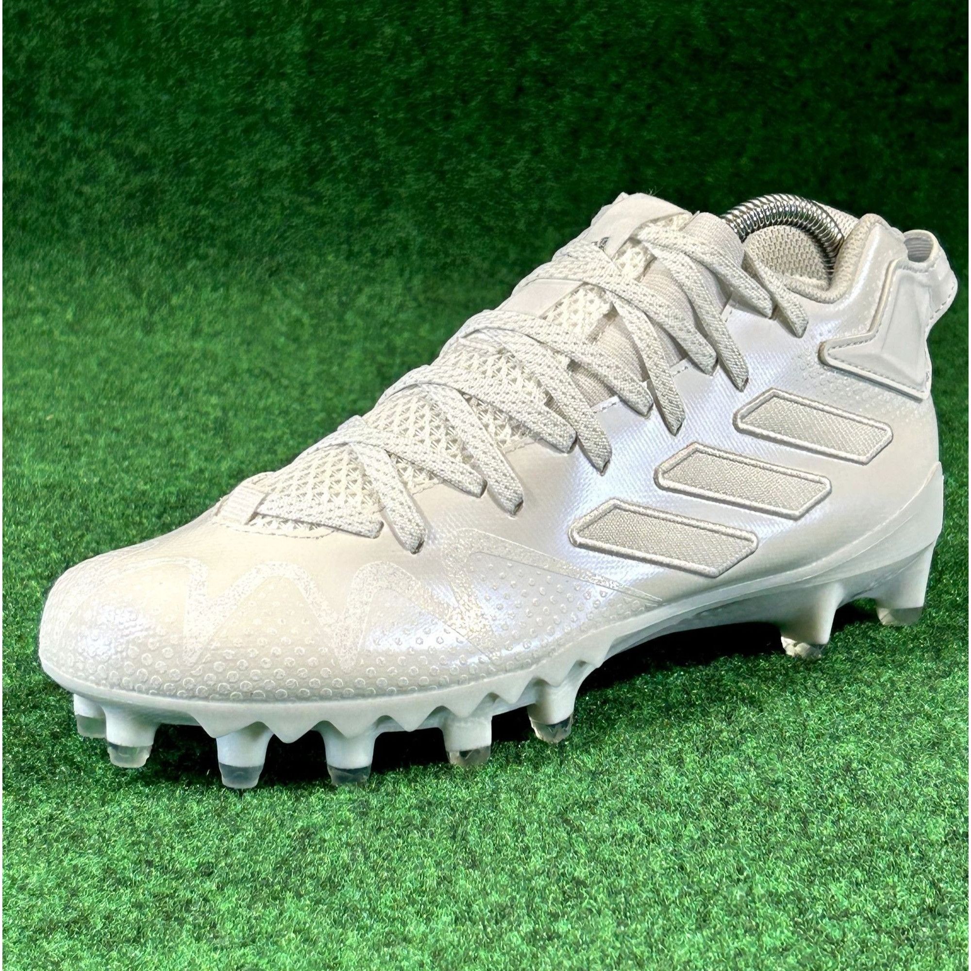 Adidas Freak 22 White Grey Team Football Cleats Mens Size