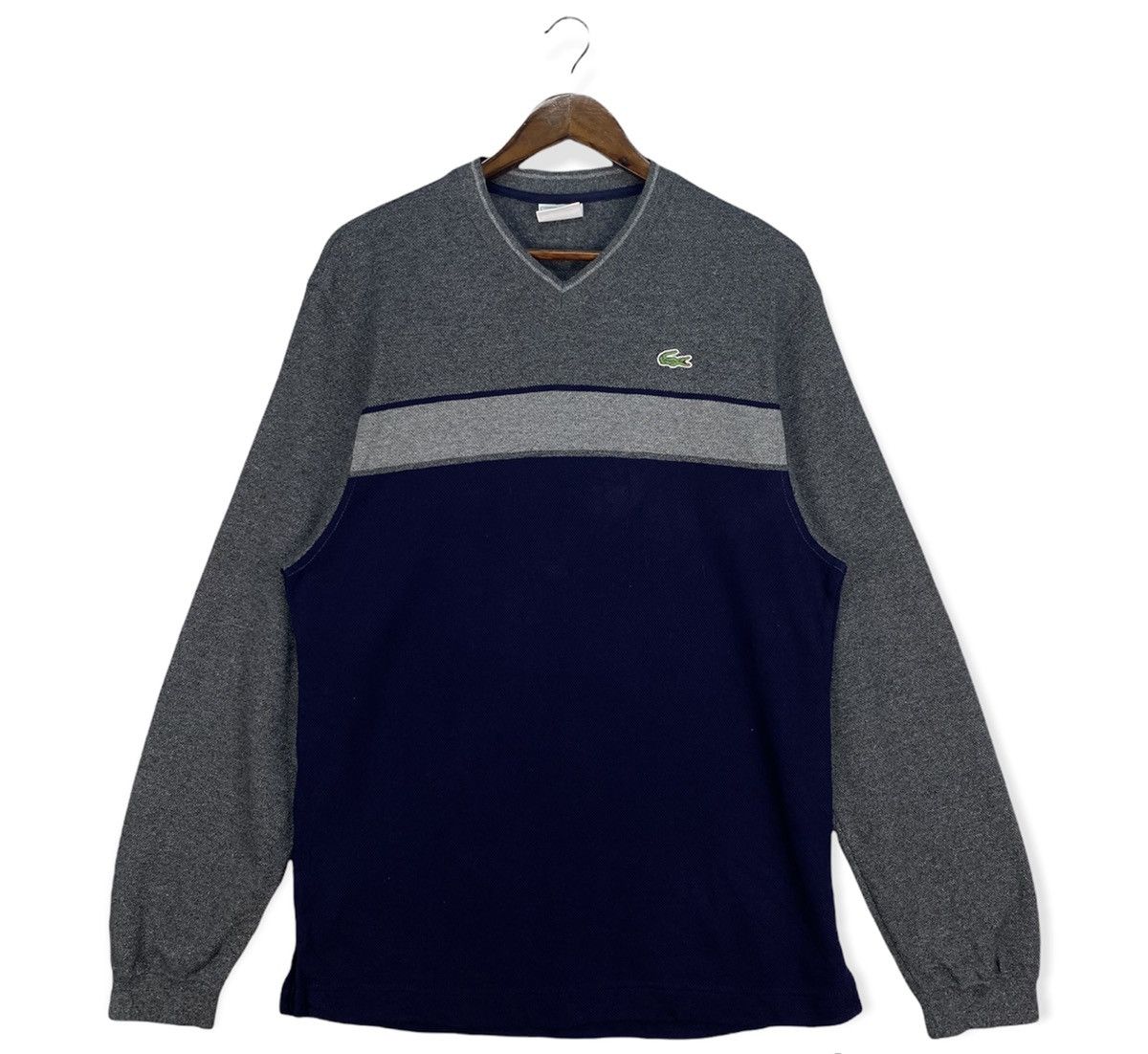 Lacoste Vintage Lacoste Sweatshirt Size US L / EU 52-54 / 3 - 1 Thumbnail