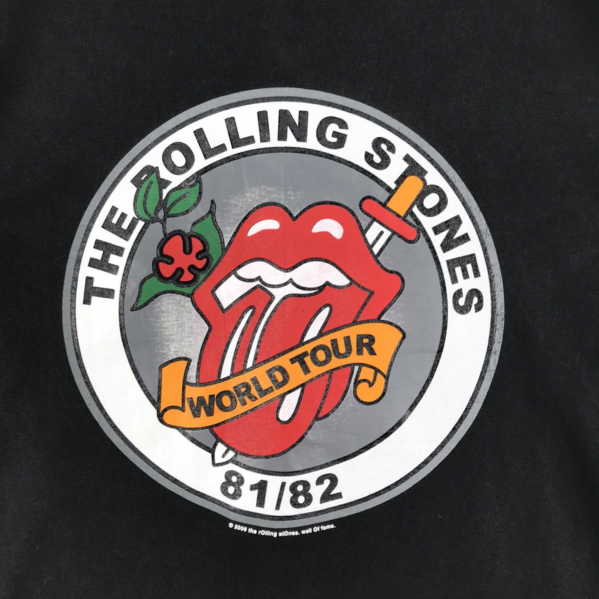 Band Tees The Rolling Stone World Tour 81/82 Wall Of Fame Size US M / EU 48-50 / 2 - 4 Thumbnail