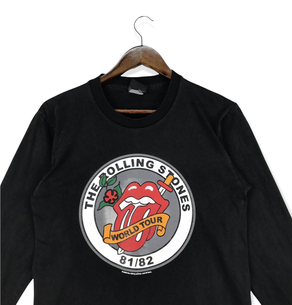 Band Tees The Rolling Stone World Tour 81/82 Wall Of Fame Size US M / EU 48-50 / 2 - 2 Thumbnail