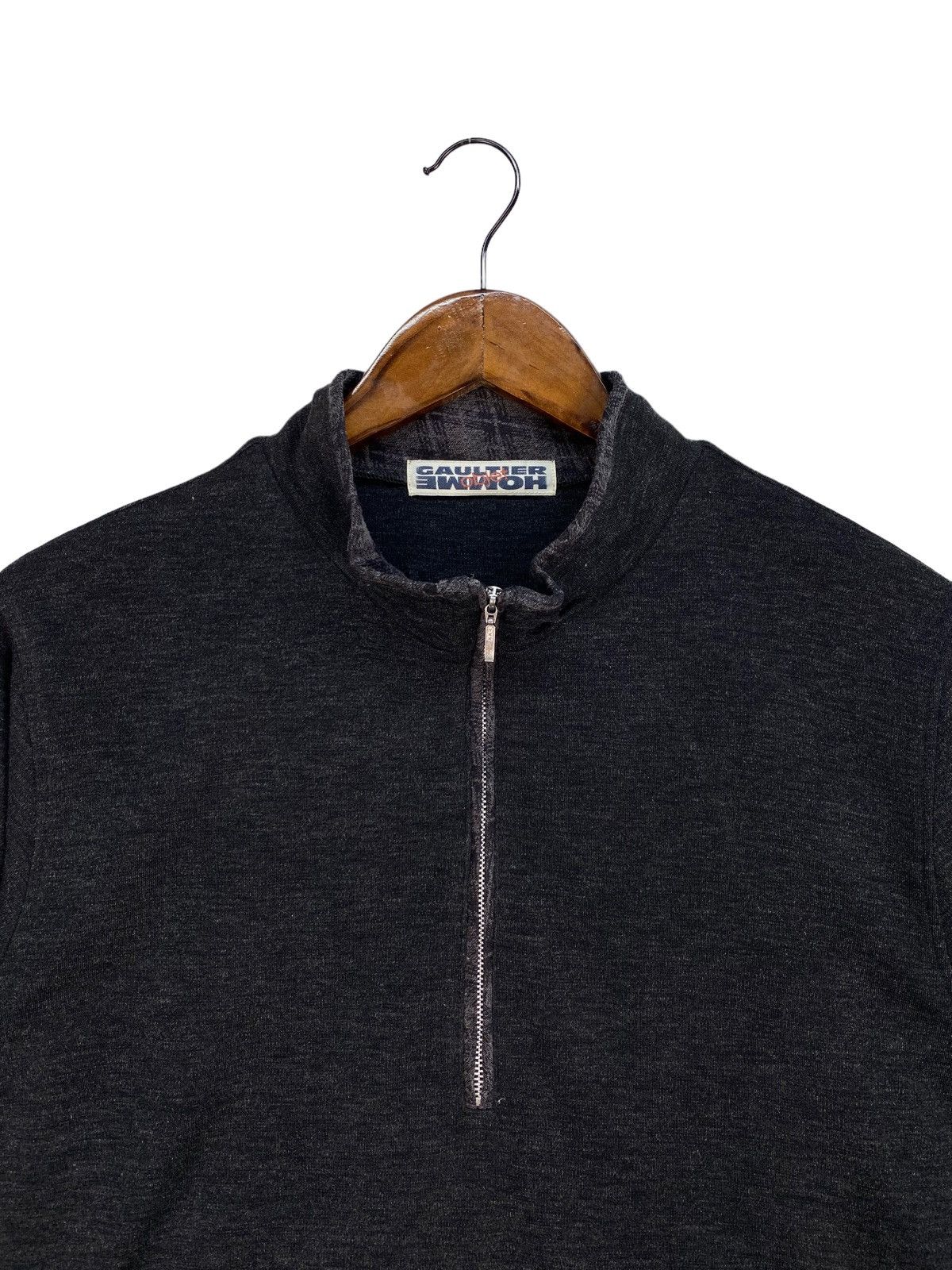Jean Paul Gaultier Jean Paul Gautier Objet Half Zipper Sweatshirt Size US M / EU 48-50 / 2 - 2 Thumbnail