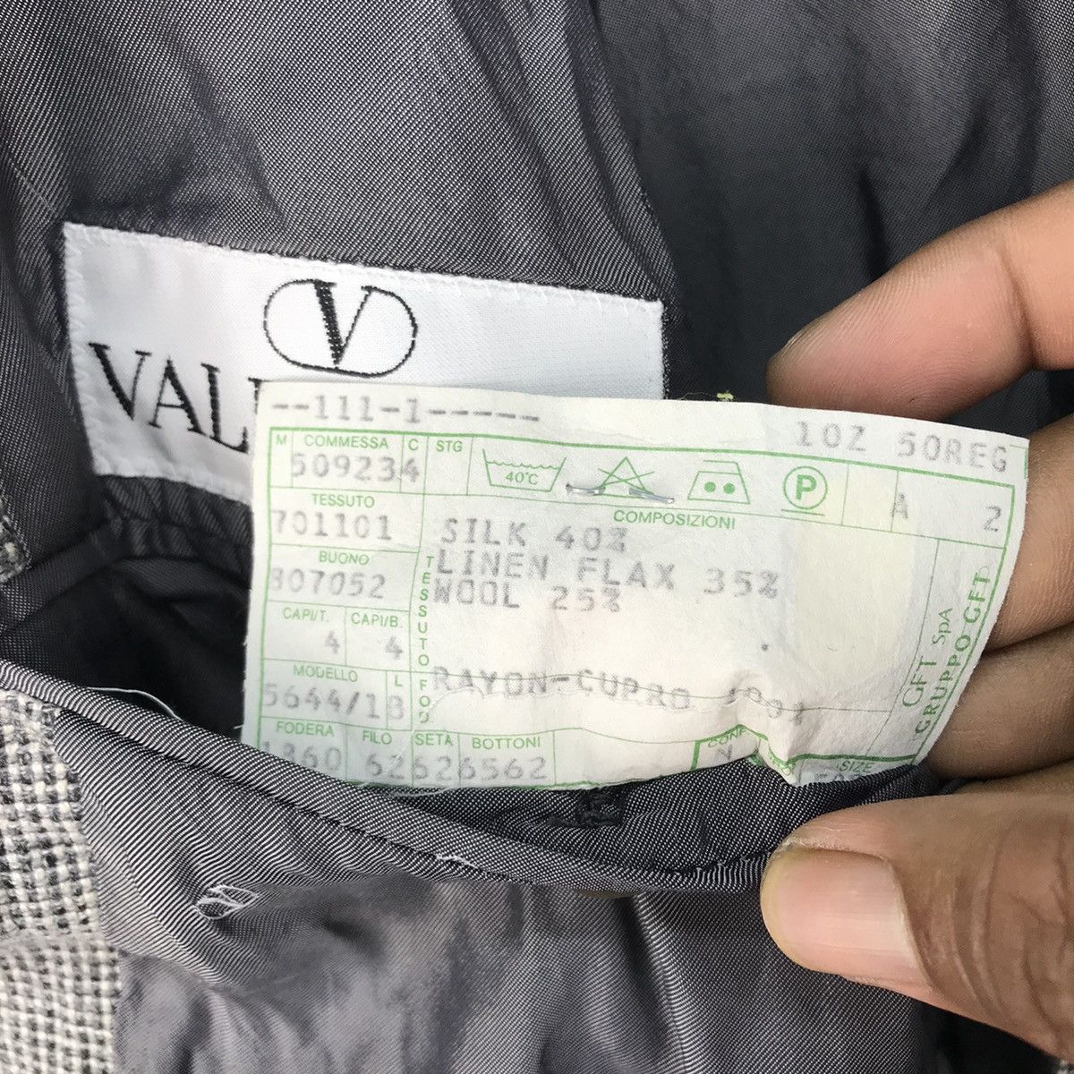 Valentino Vintage Valentino Blazer/Coat Size 50R - 8 Thumbnail