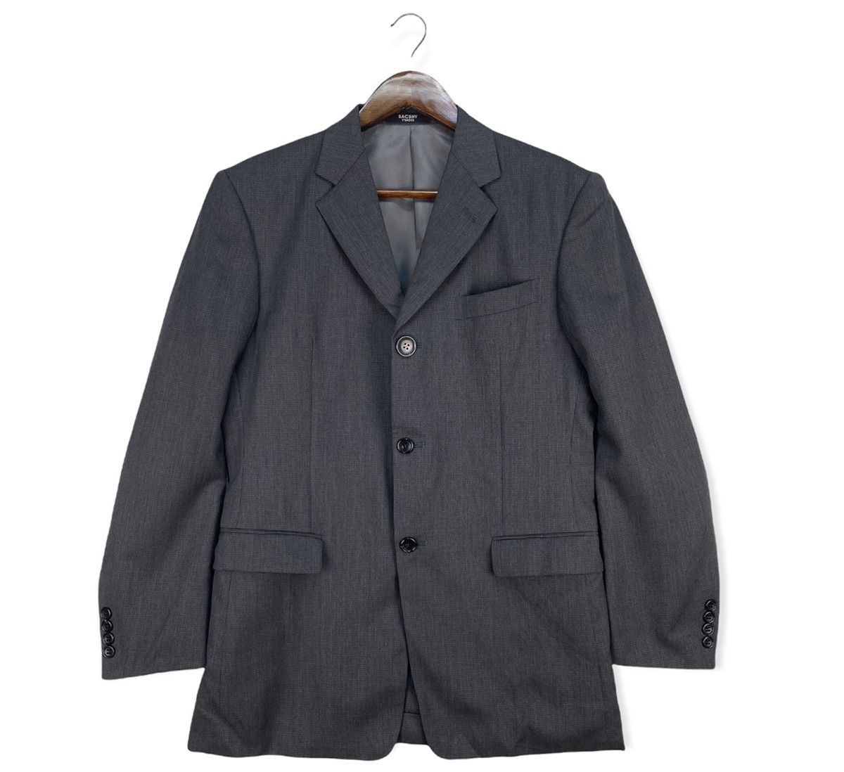 Yohji Yamamoto Sacsny Y’saccs By Yohji Yamamoto Grey Blazer Size US M / EU 48-50 / 2 - 2 Thumbnail