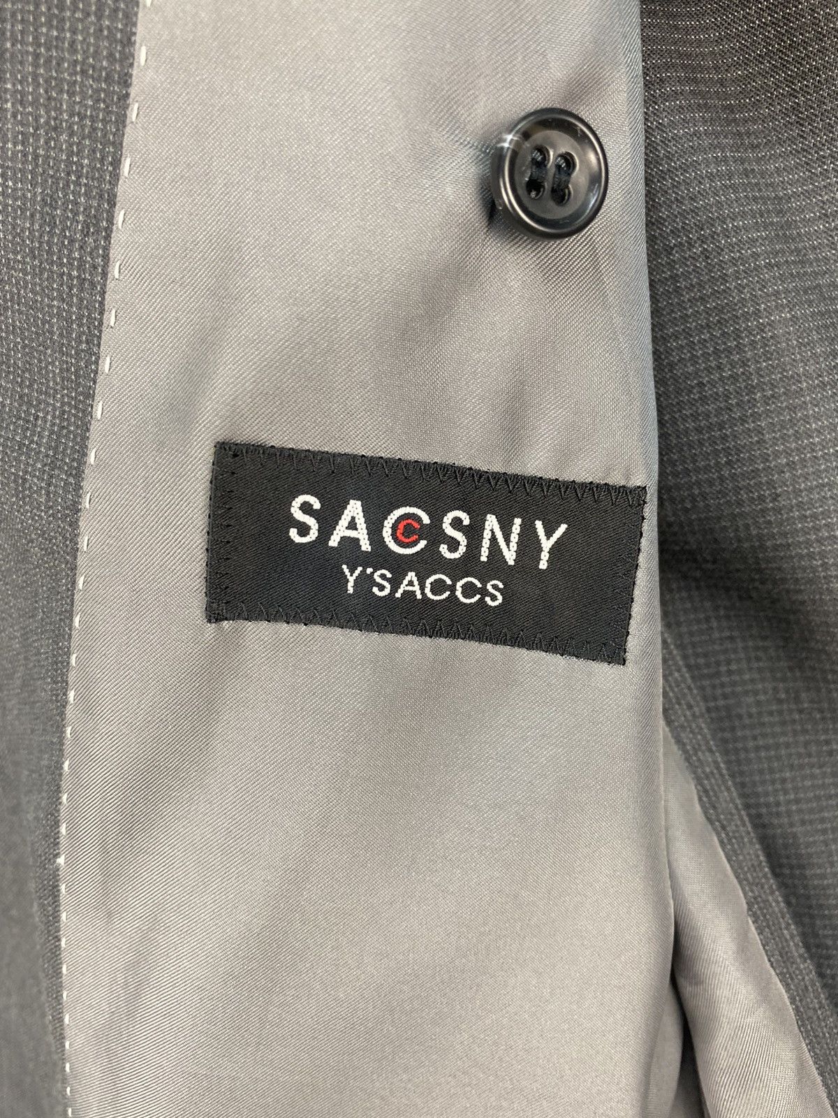 Yohji Yamamoto Sacsny Y’saccs By Yohji Yamamoto Grey Blazer Size US M / EU 48-50 / 2 - 7 Thumbnail