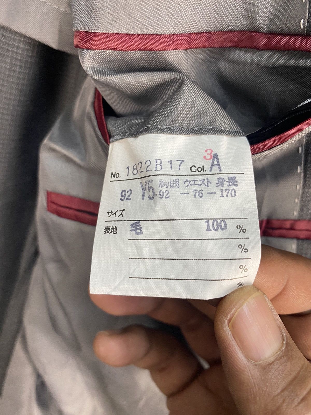 Yohji Yamamoto Sacsny Y’saccs By Yohji Yamamoto Grey Blazer Size US M / EU 48-50 / 2 - 8 Thumbnail