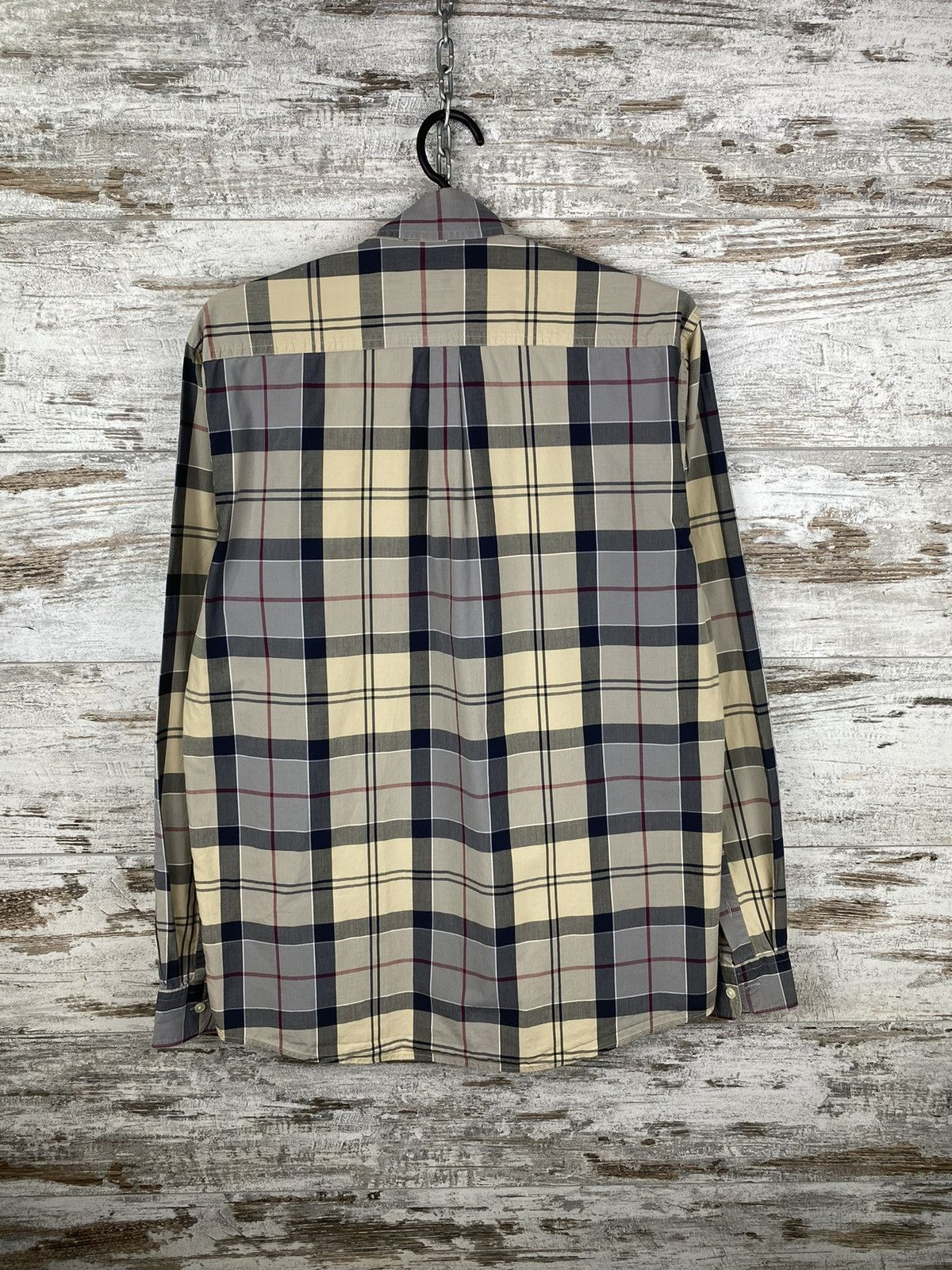 Barbour Mens Vintage Dress Tartan shirt button up Luxury novacheck Size US M / EU 48-50 / 2 - 10 Thumbnail