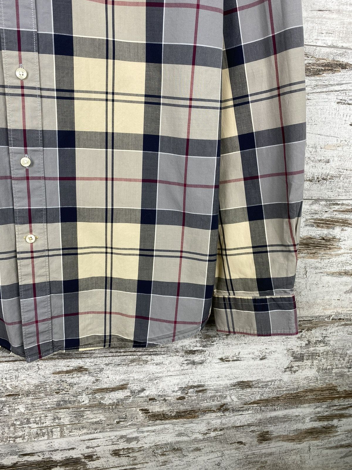 Barbour Mens Vintage Dress Tartan shirt button up Luxury novacheck Size US M / EU 48-50 / 2 - 3 Thumbnail
