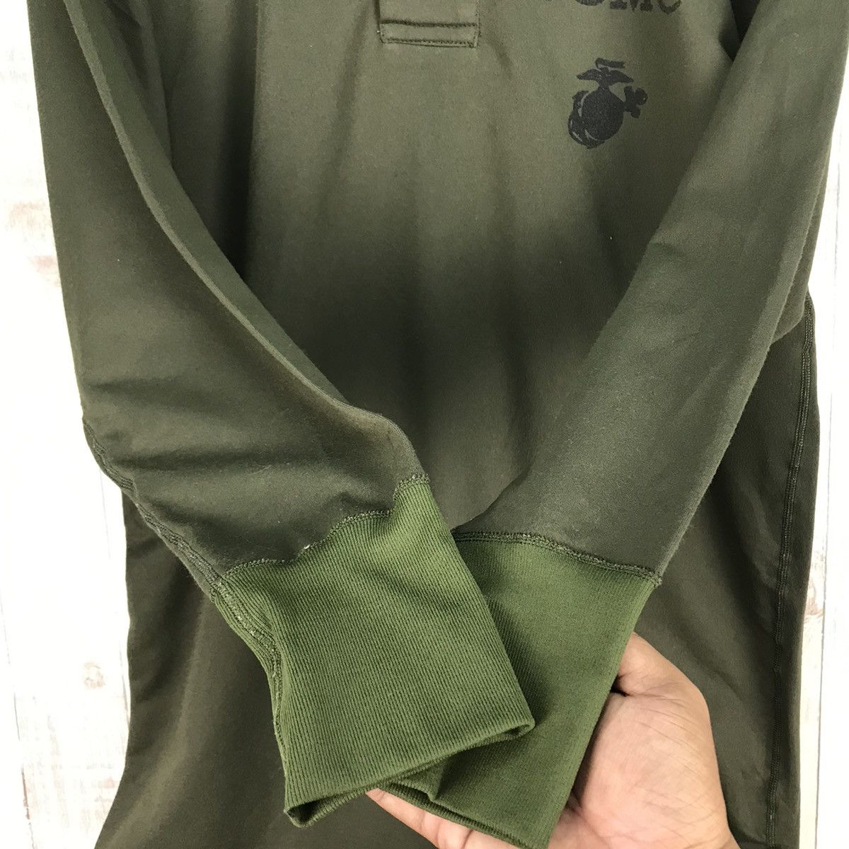 Army Of Me Vintage USMC OG-106 Sleeping Man’s Shirt Size US S / EU 44-46 / 1 - 6 Thumbnail