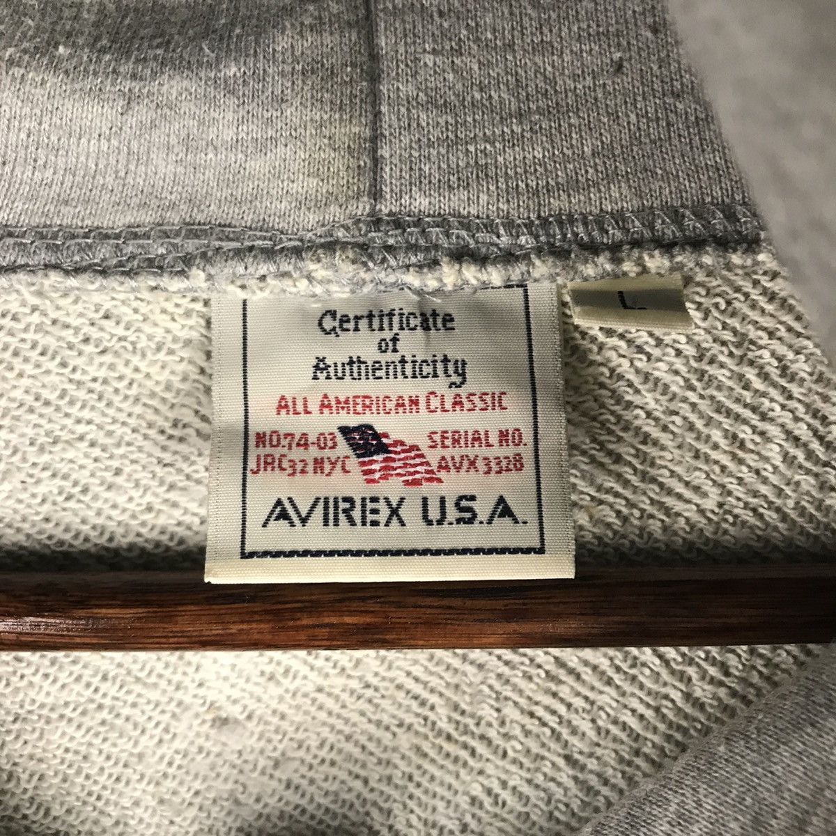 Avirex Vintage Avirex Us Naval Hoodies Size US L / EU 52-54 / 3 - 6 Thumbnail