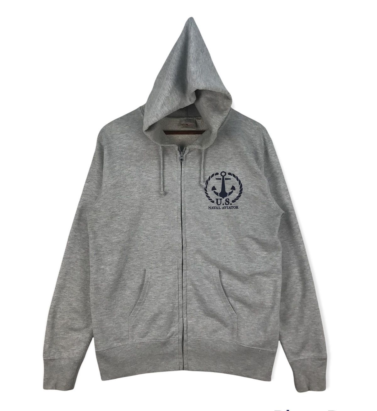 Avirex Vintage Avirex Us Naval Hoodies Size US L / EU 52-54 / 3 - 2 Thumbnail