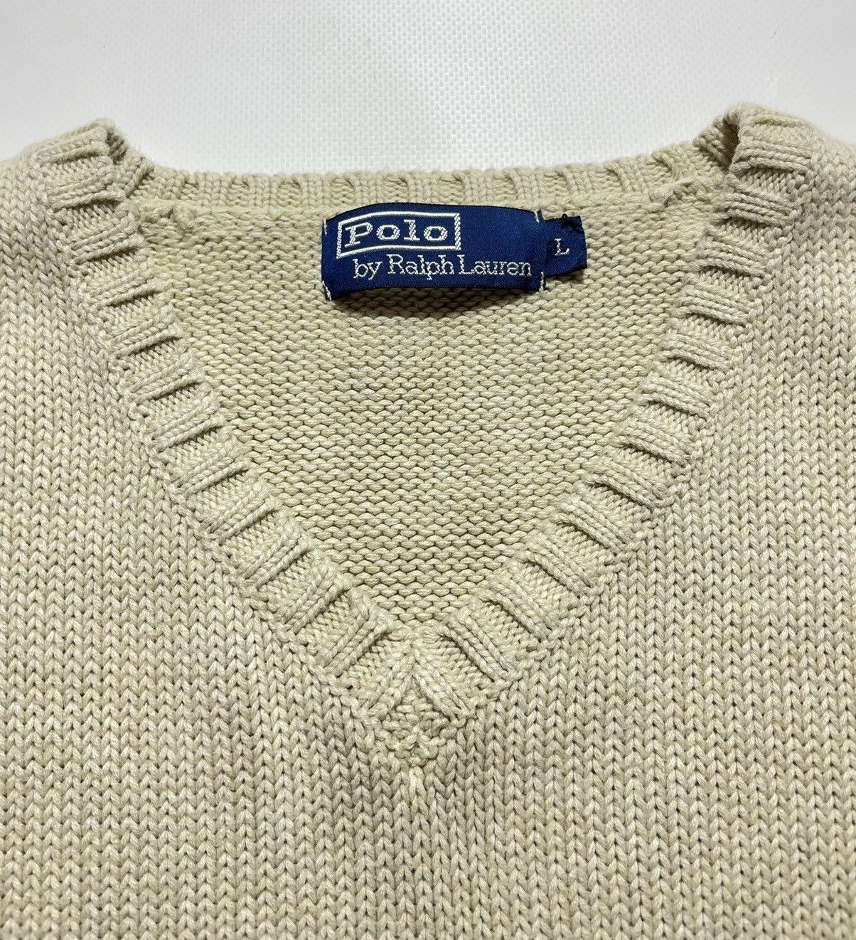 Polo Ralph Lauren Polo Ralph Laurent Vintage Sweater Vest Size US L / EU 52-54 / 3 - 3 Thumbnail