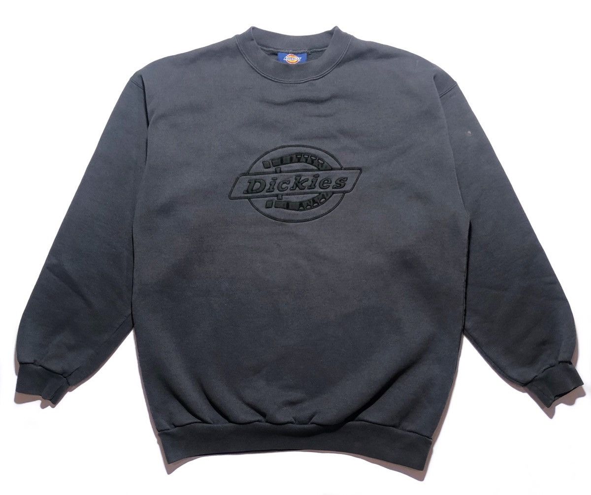 Vintage Dickies grey logo long sleeve top
