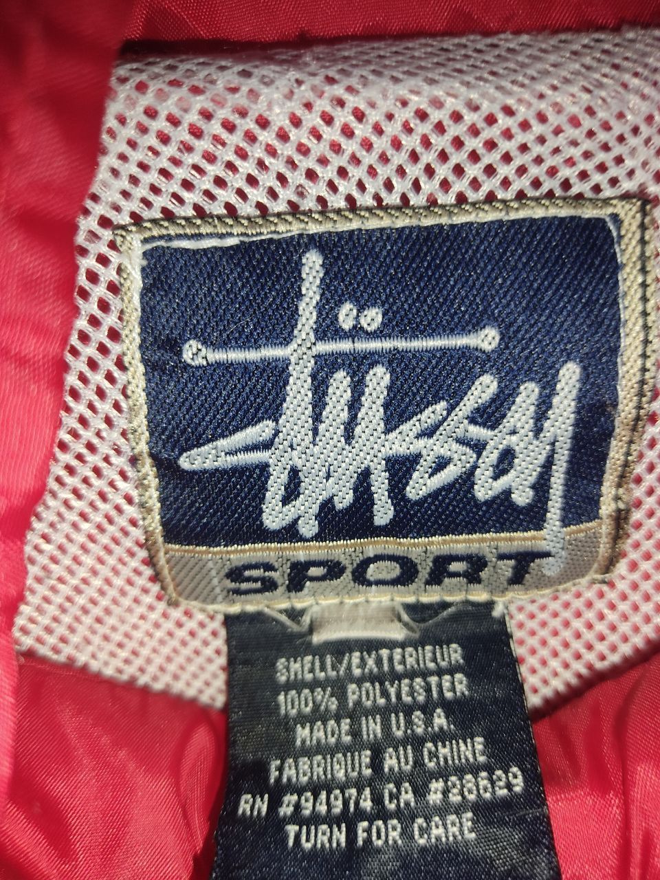Stussy Vintage Stussy Sport Red Jacket Size US L / EU 52-54 / 3 - 9 Thumbnail
