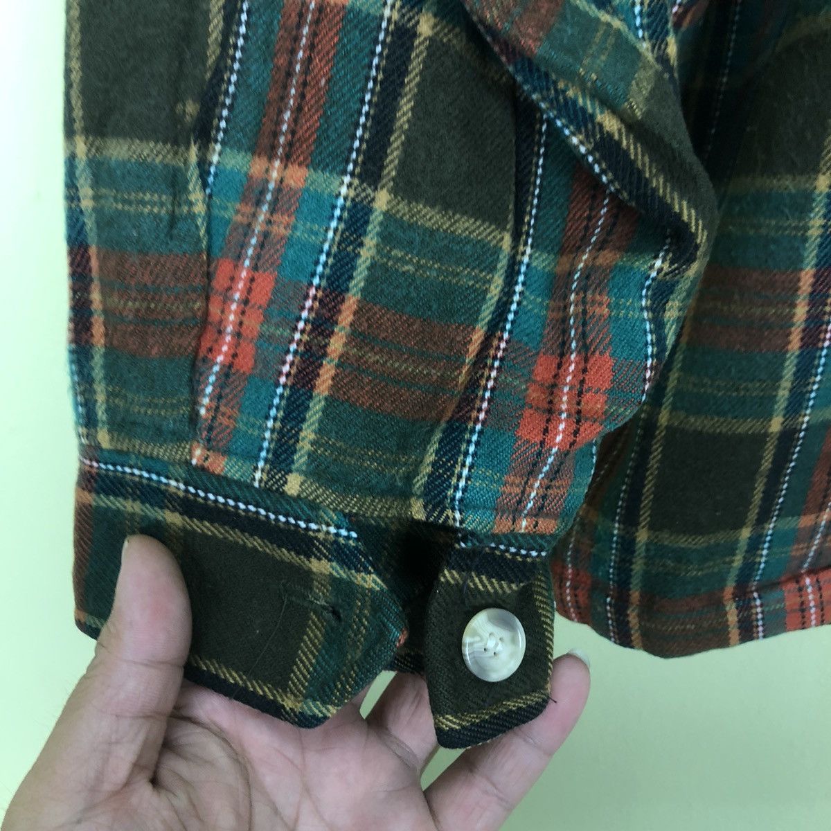 Flannel Flannel Pattern Light Jacket by Japanese Brand Size US L / EU 52-54 / 3 - 5 Thumbnail