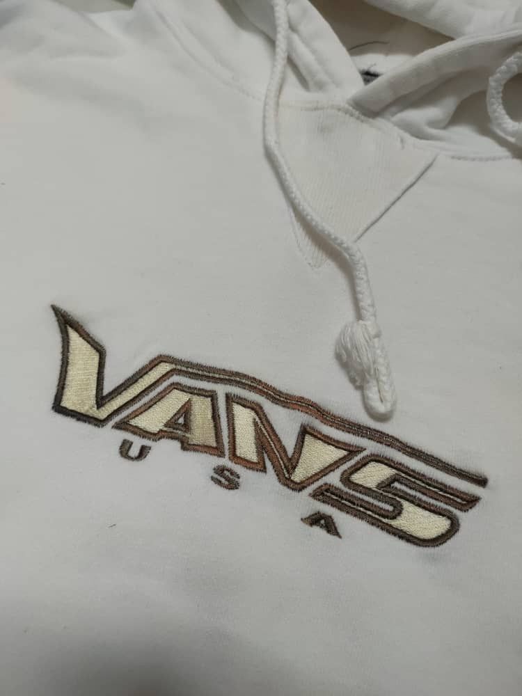 Vans Vintage Vans Embroidered Logo Hoodie Size US M / EU 48-50 / 2 - 2 Thumbnail