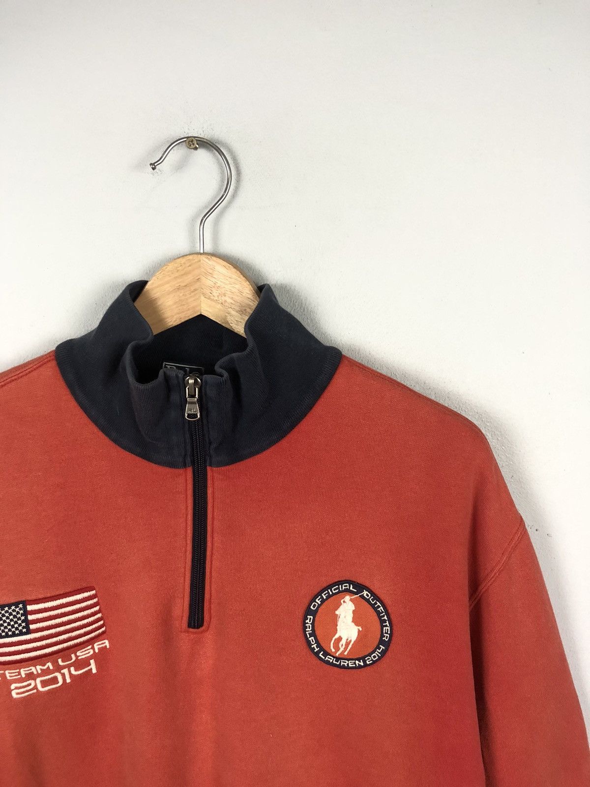 Polo Ralph Lauren × USA Olympics × Vintage Vintage Polo RL Official Olympic Team USA Sweater Size US XL / EU 56 / 4 - 2 Thumbnail