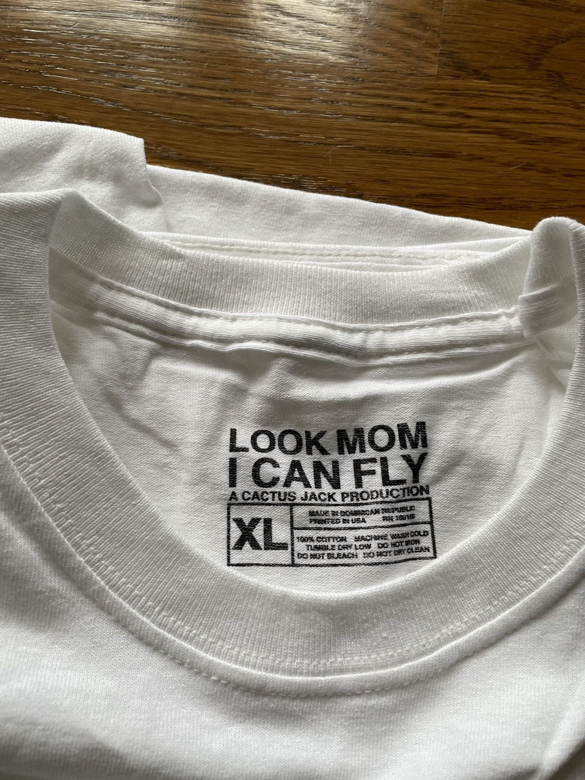 Travis Scott Extra Large XL Cactus Jack Look Mom I Can Fly White Tee Size US XL / EU 56 / 4 - 4 Thumbnail
