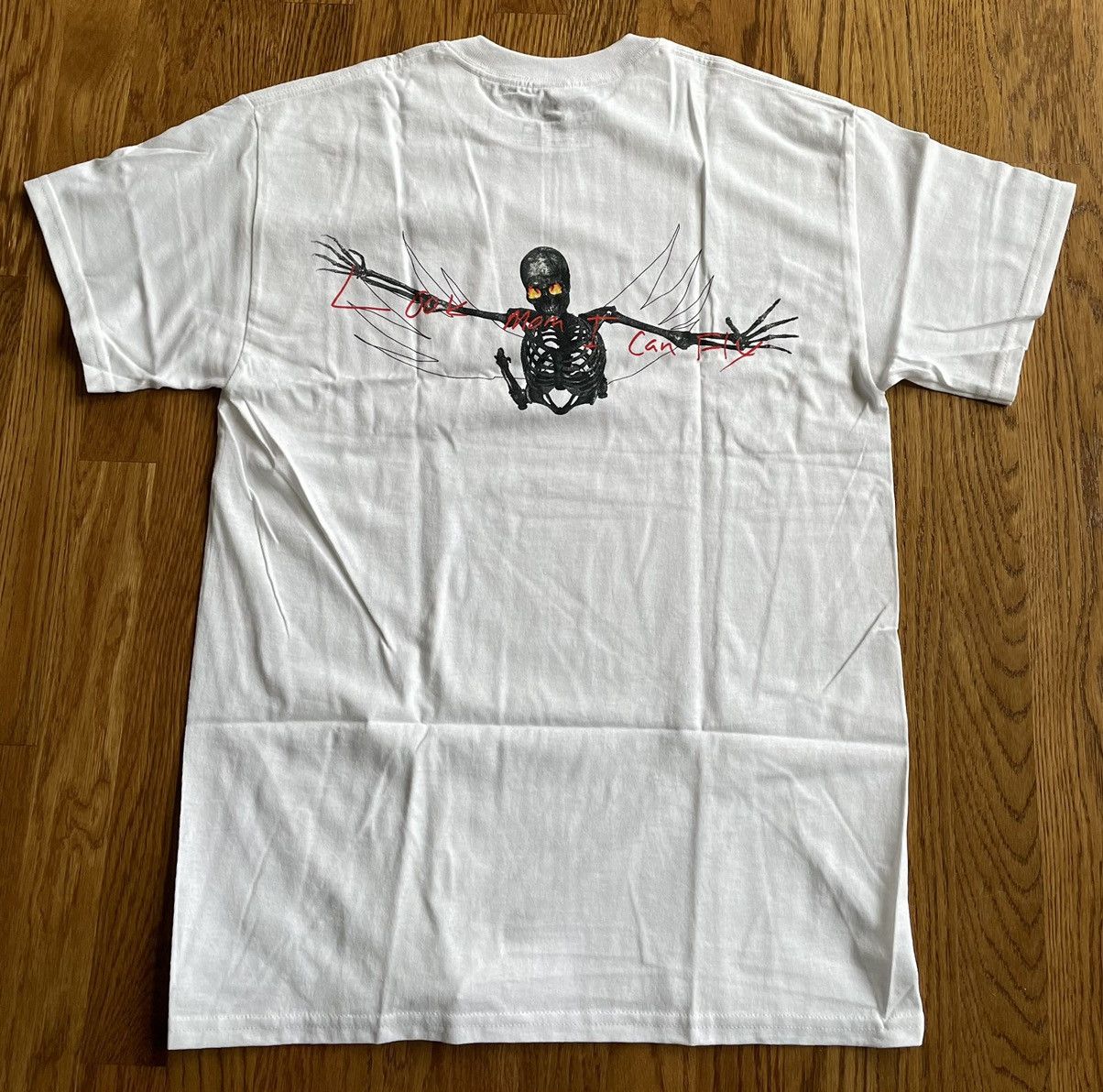 Large Cactus Jack AstroWorld Look Mom I Can Fly White Tee