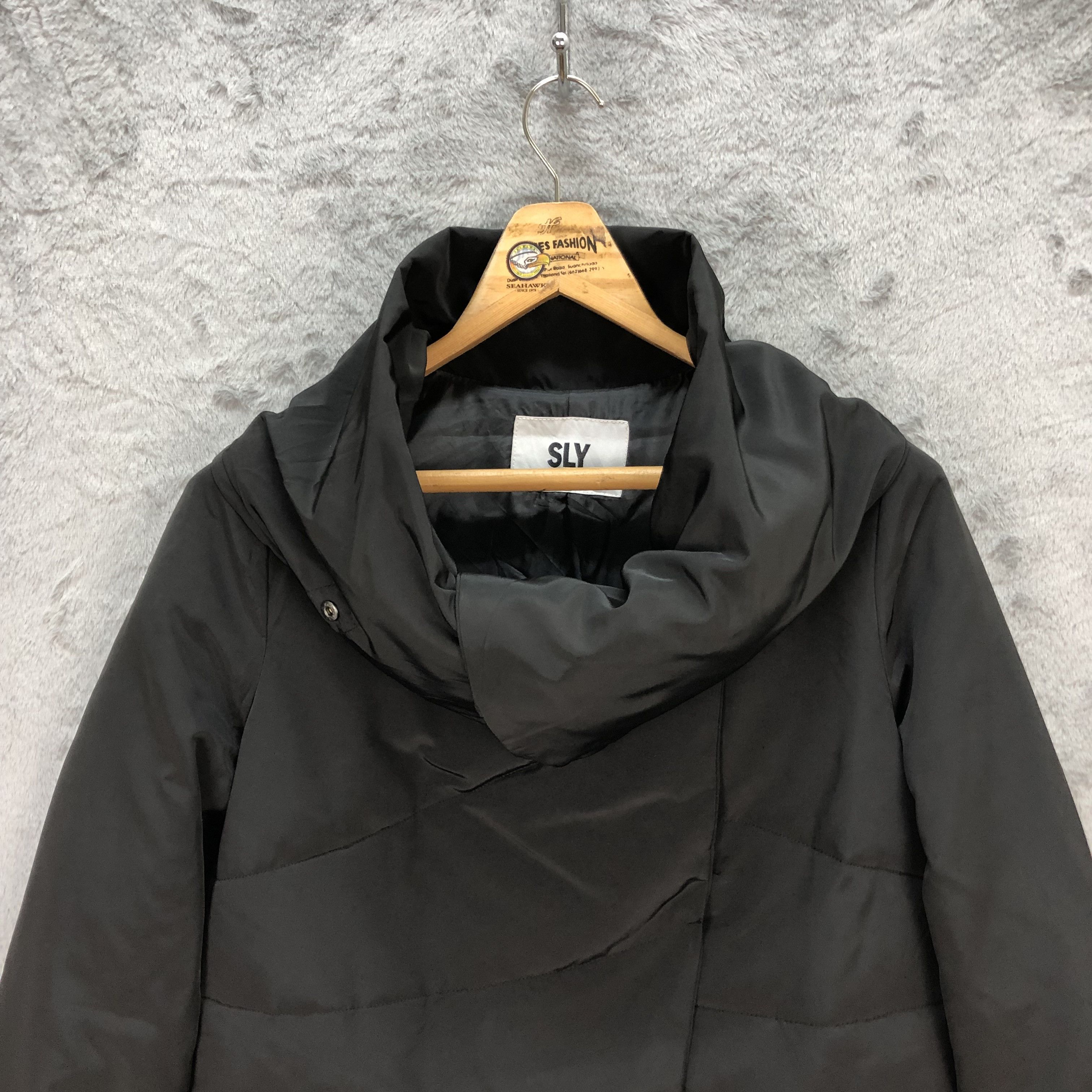 Japanese Brand SLY OVER COLLARED TECHWEAR PUFFER JACKET #5817-208 Size US S / EU 44-46 / 1 - 3 Thumbnail