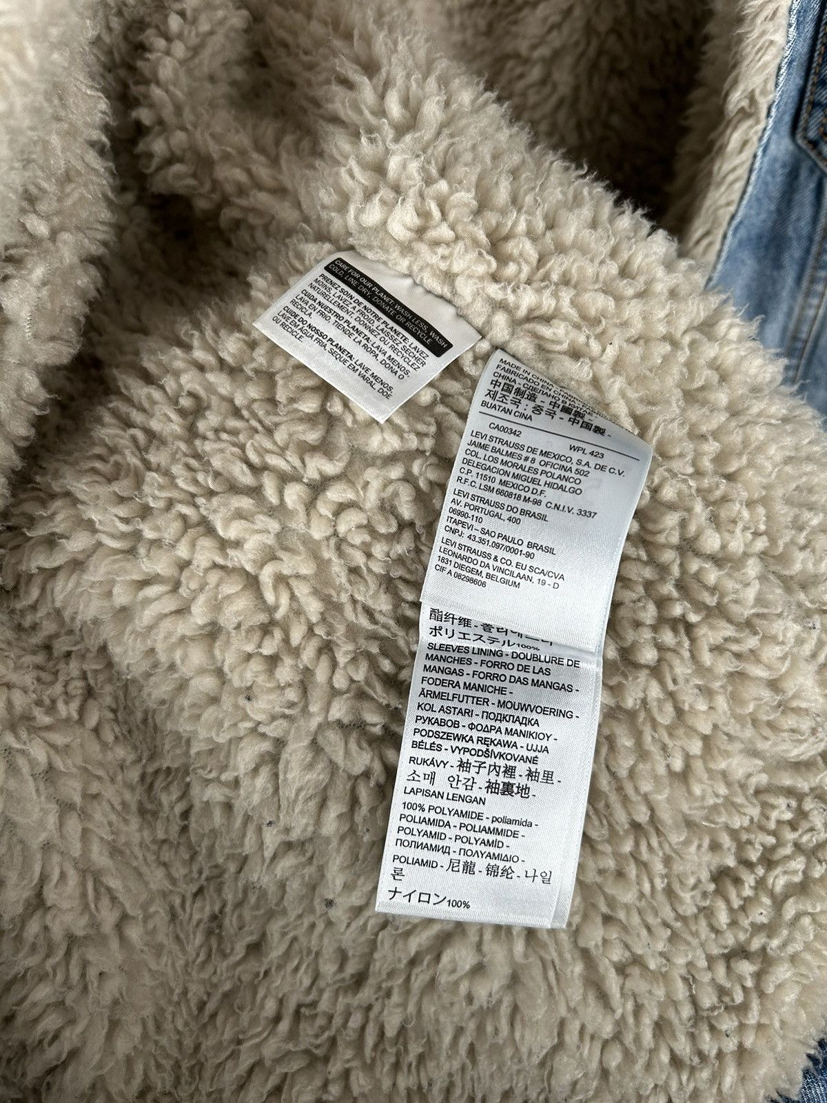 Levi's Levi’s Skateboards Sherpa Denim Jacket Winter Size US XL / EU 56 / 4 - 9 Thumbnail