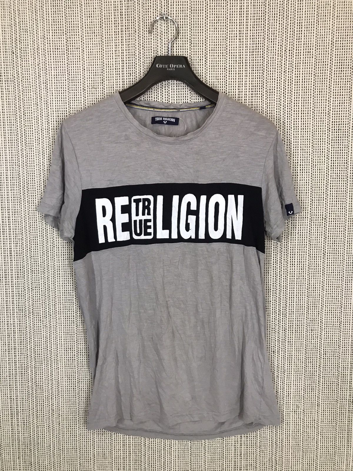 True Religion ‼️TRUE RELIGION SPELLOUT JERSEY T‼️ Size US XL / EU 56 / 4 - 1 Thumbnail