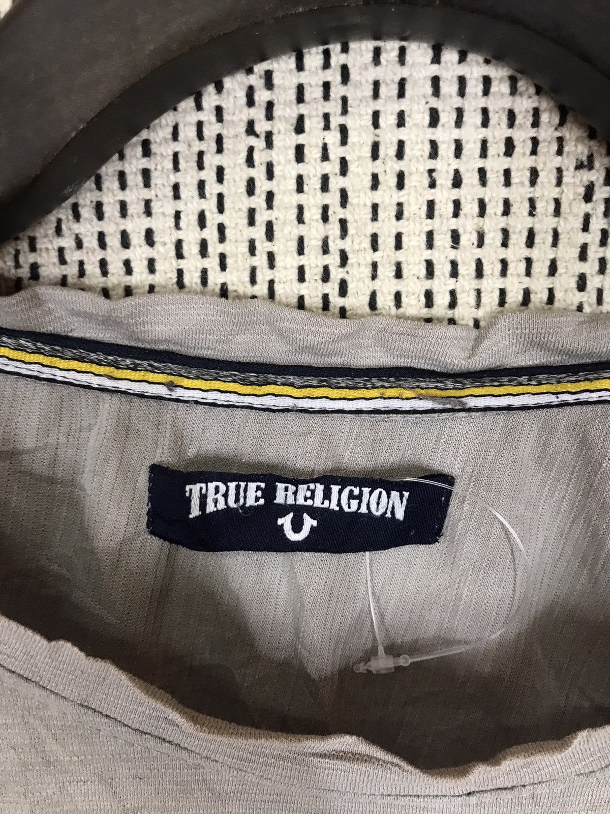True Religion ‼️TRUE RELIGION SPELLOUT JERSEY T‼️ Size US XL / EU 56 / 4 - 2 Thumbnail