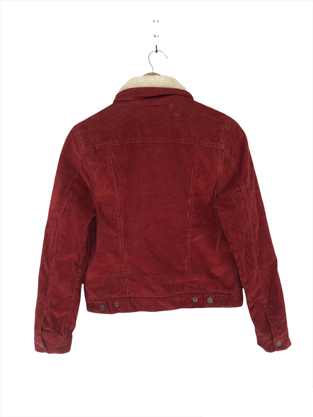 Levi's Made & Crafted SICK🔥OG Levi's Orange Tab Sherpa Lining Velour Trucker Size US S / EU 44-46 / 1 - 4 Thumbnail